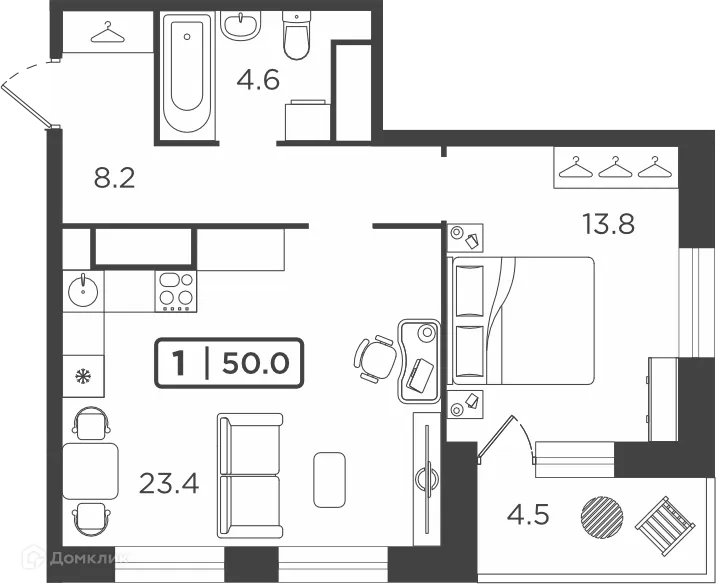 Фото квартиры в ЖК "Горизонт"