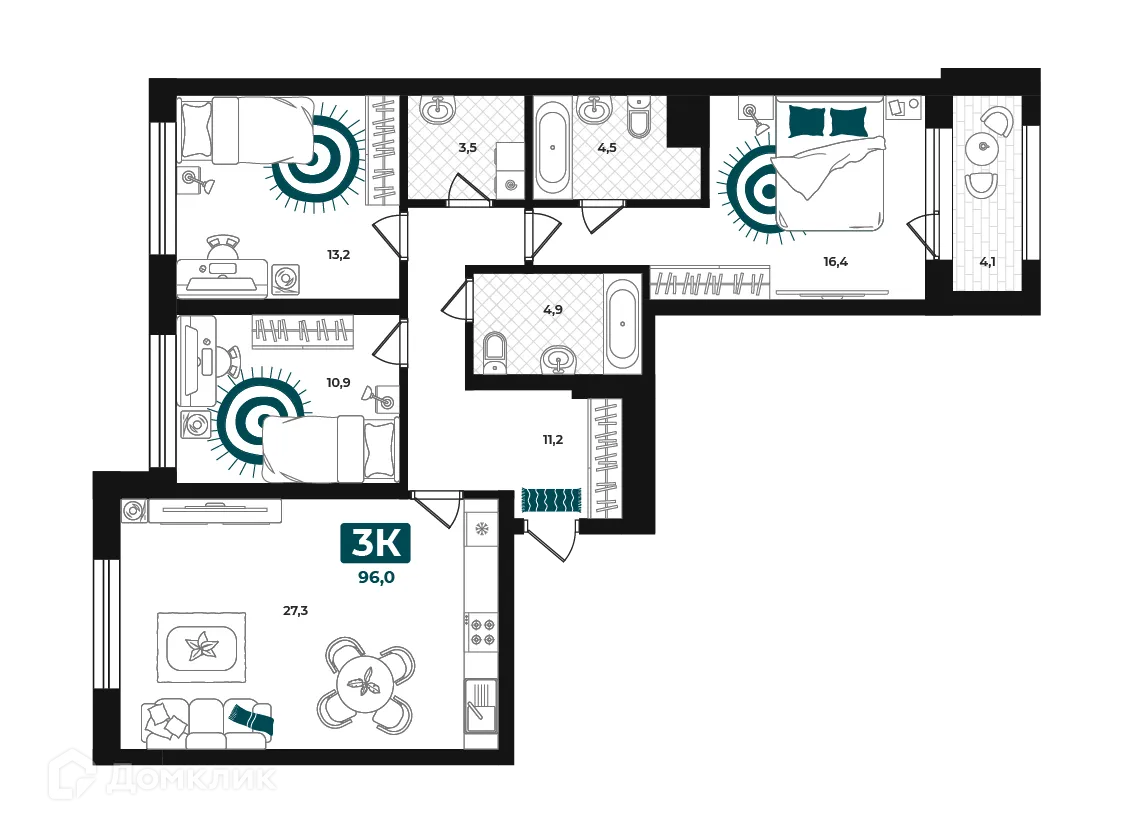 Фото квартиры в ЖК "Добро"