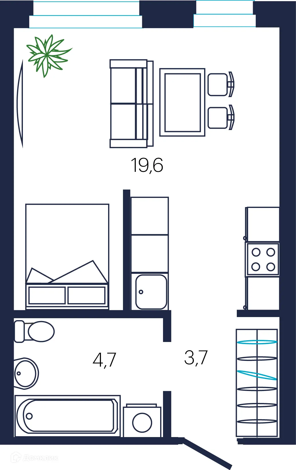Фото квартиры в ЖК NORDEN (Норден)