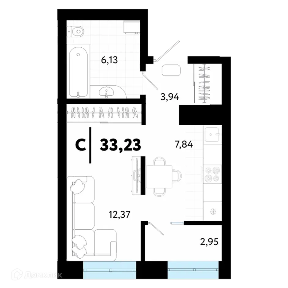 Фото квартиры в ЖК "В Гагаринском парке"