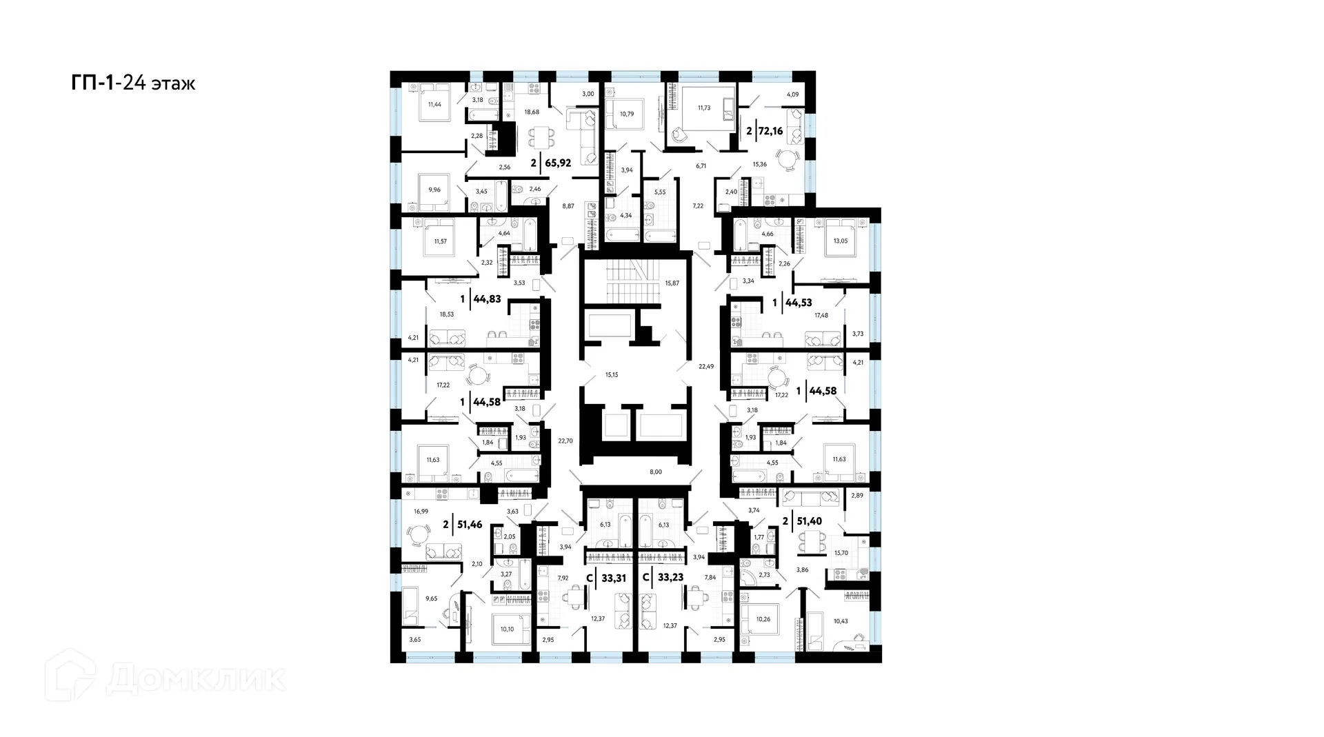 Фото квартиры в ЖК "В Гагаринском парке"
