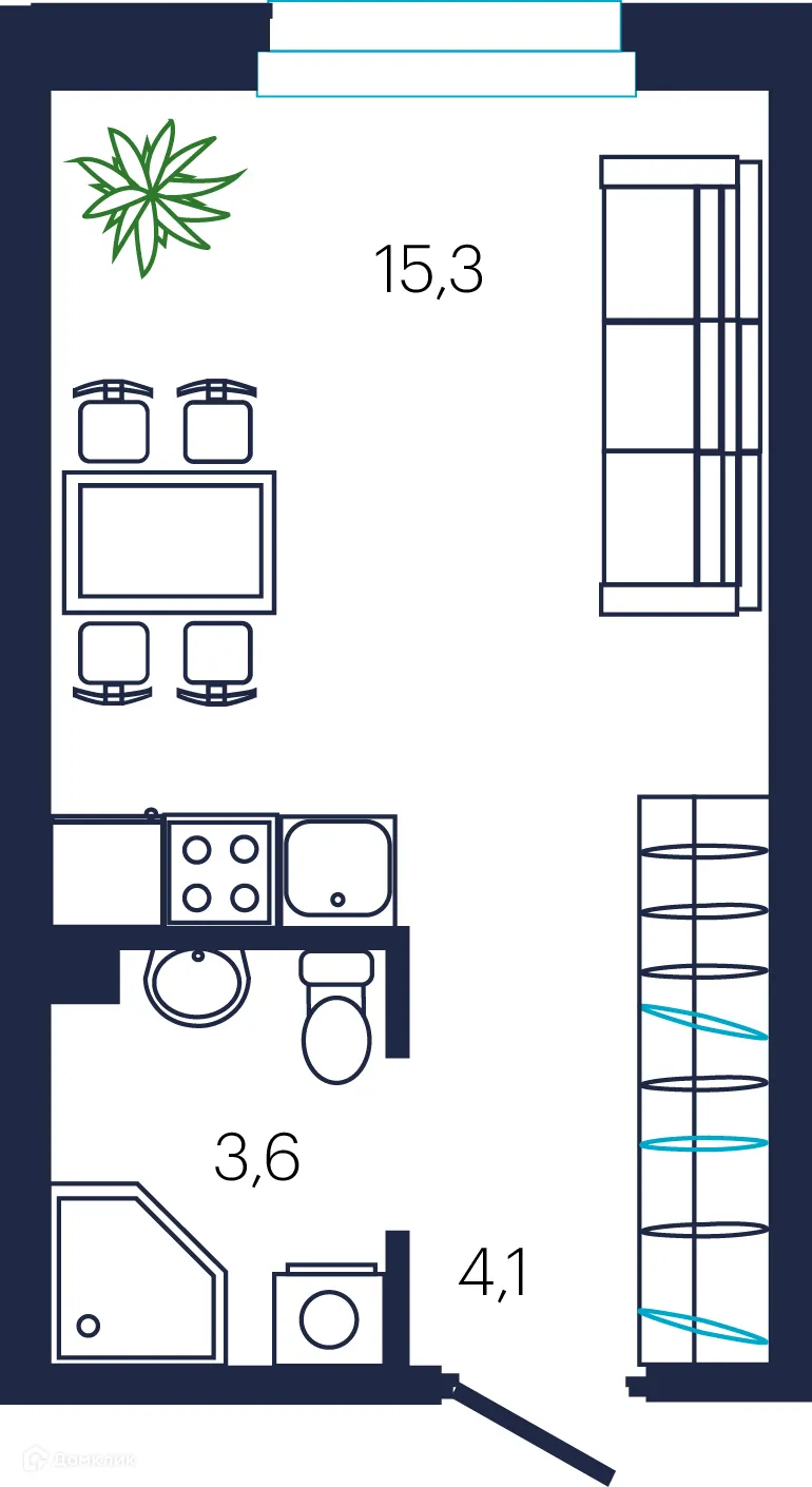 Фото квартиры в ЖК NORDEN (Норден)