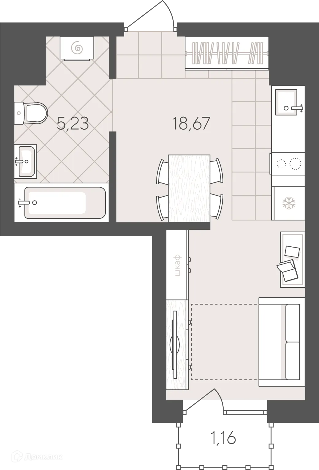 Фото квартиры в ЖК Скандиа.Квартал в Комарово Парк