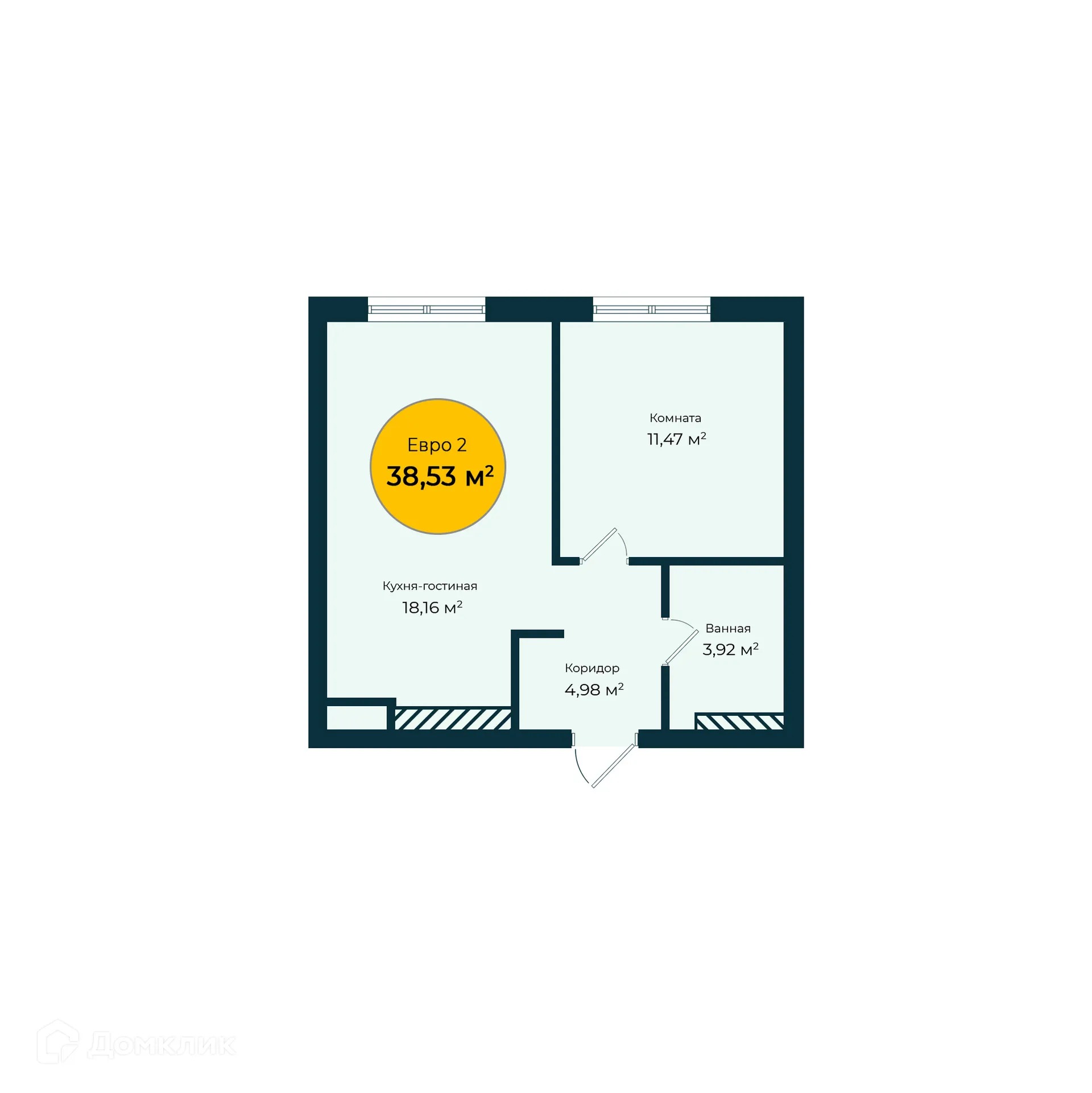 Фото квартиры в ЖК Онегин. Дом у озера