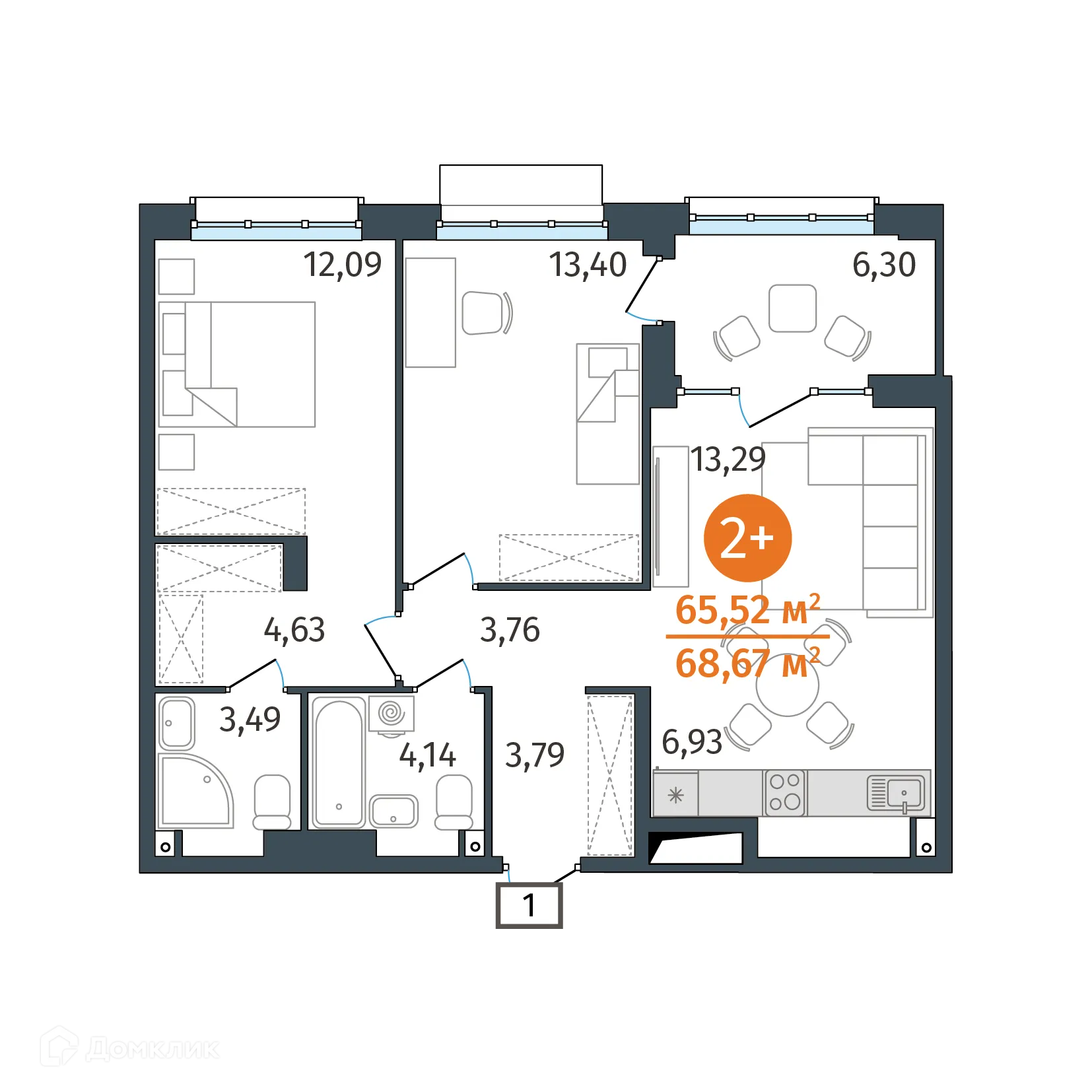 Фото квартиры в ЖК Этика