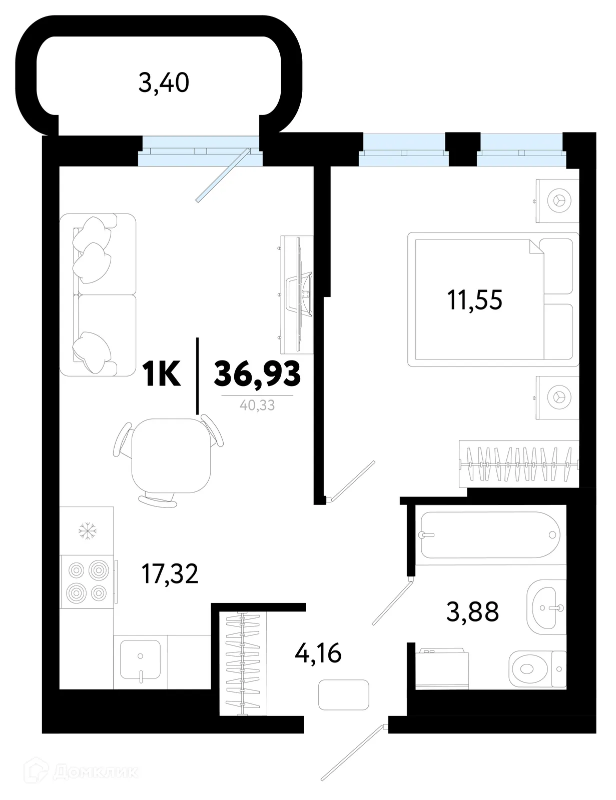 Фото квартиры в ЖК Символ