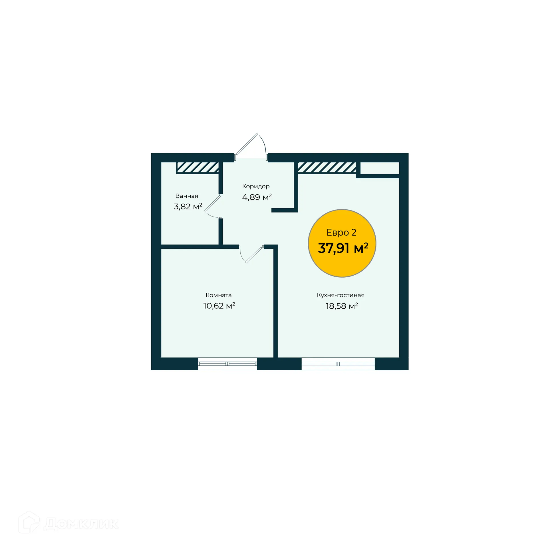 Фото квартиры в ЖК Онегин. Дом у озера