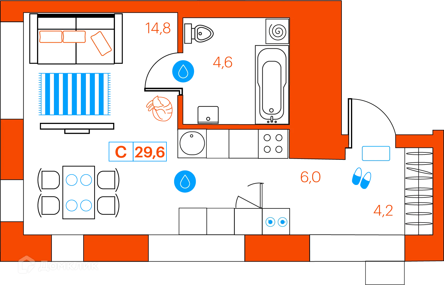 Фото квартиры в ЖК СуперСкай (ЖК SuperSky)