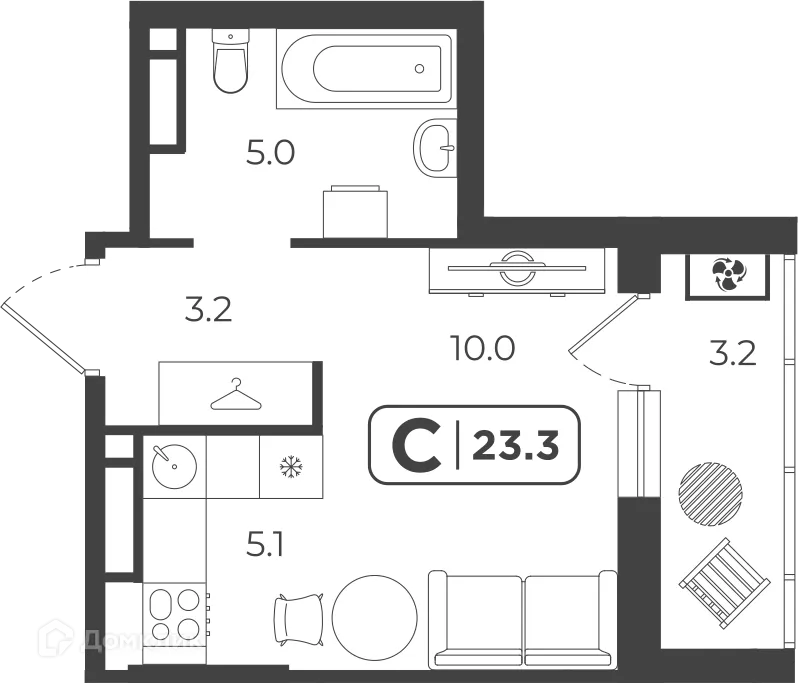 Фото квартиры в ЖК Симфония