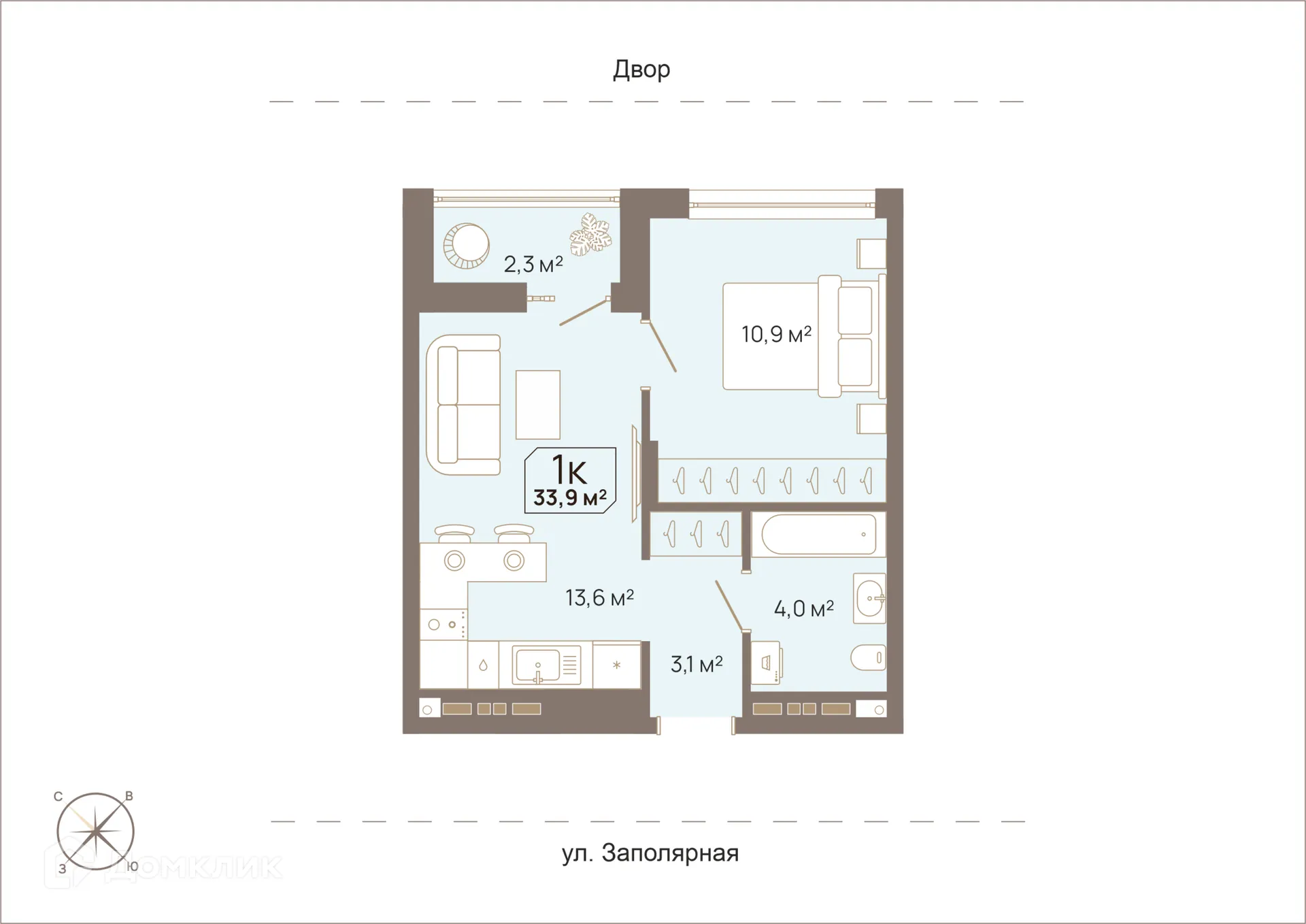 Фото квартиры в ЖК Август