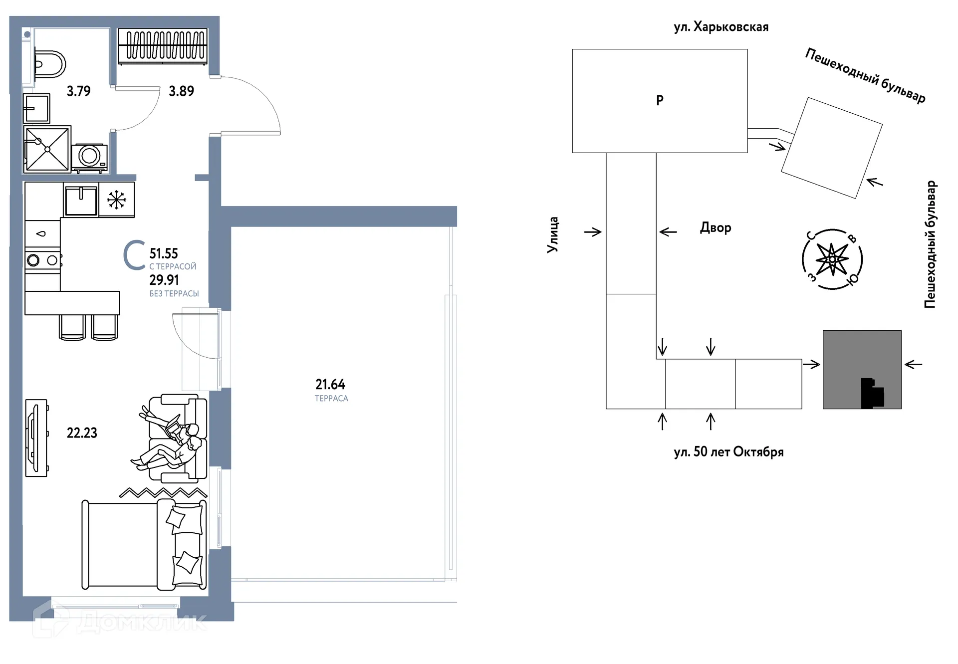 Фото квартиры в ЖК "Сердце Сибири"