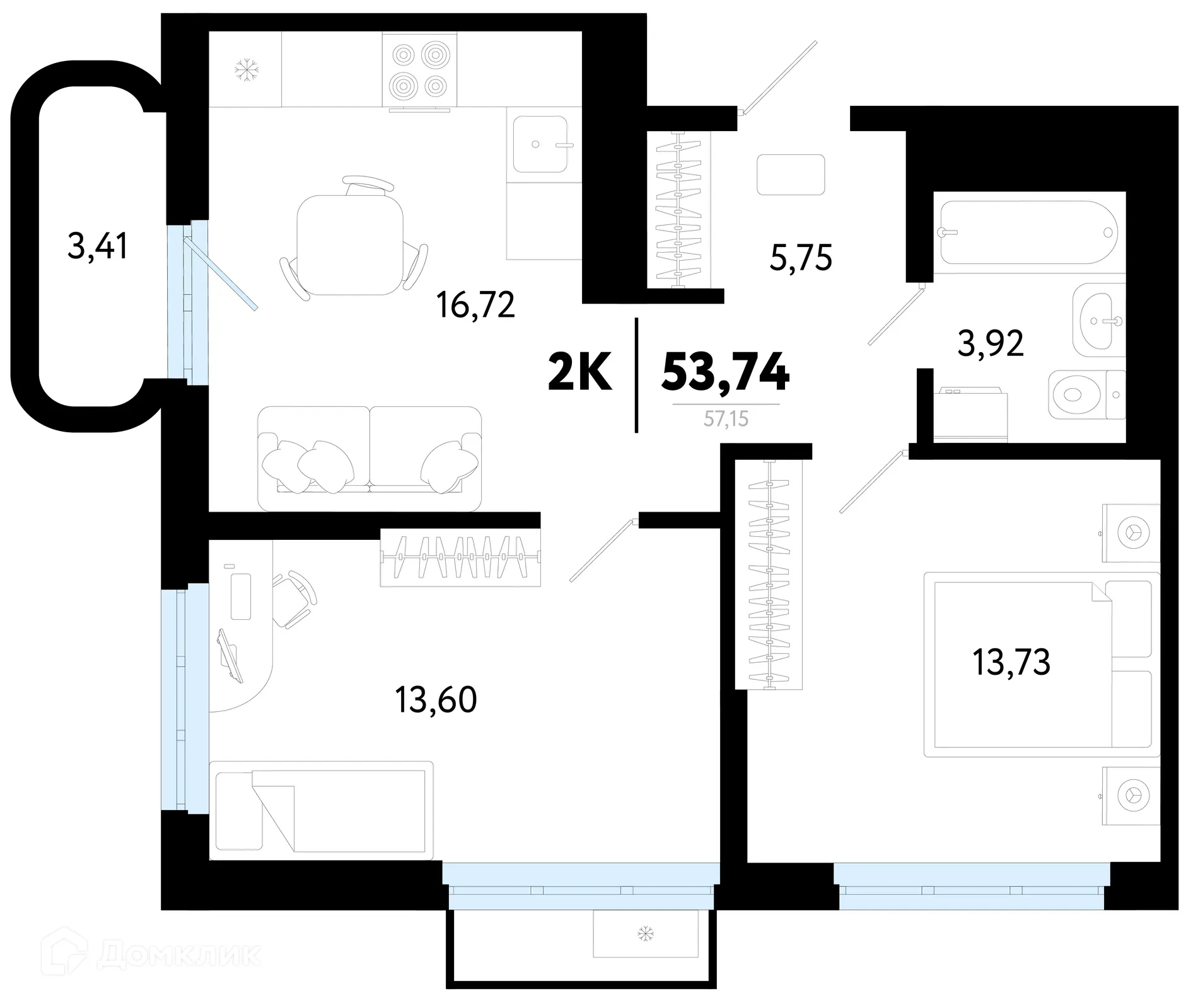 Фото квартиры в ЖК Символ