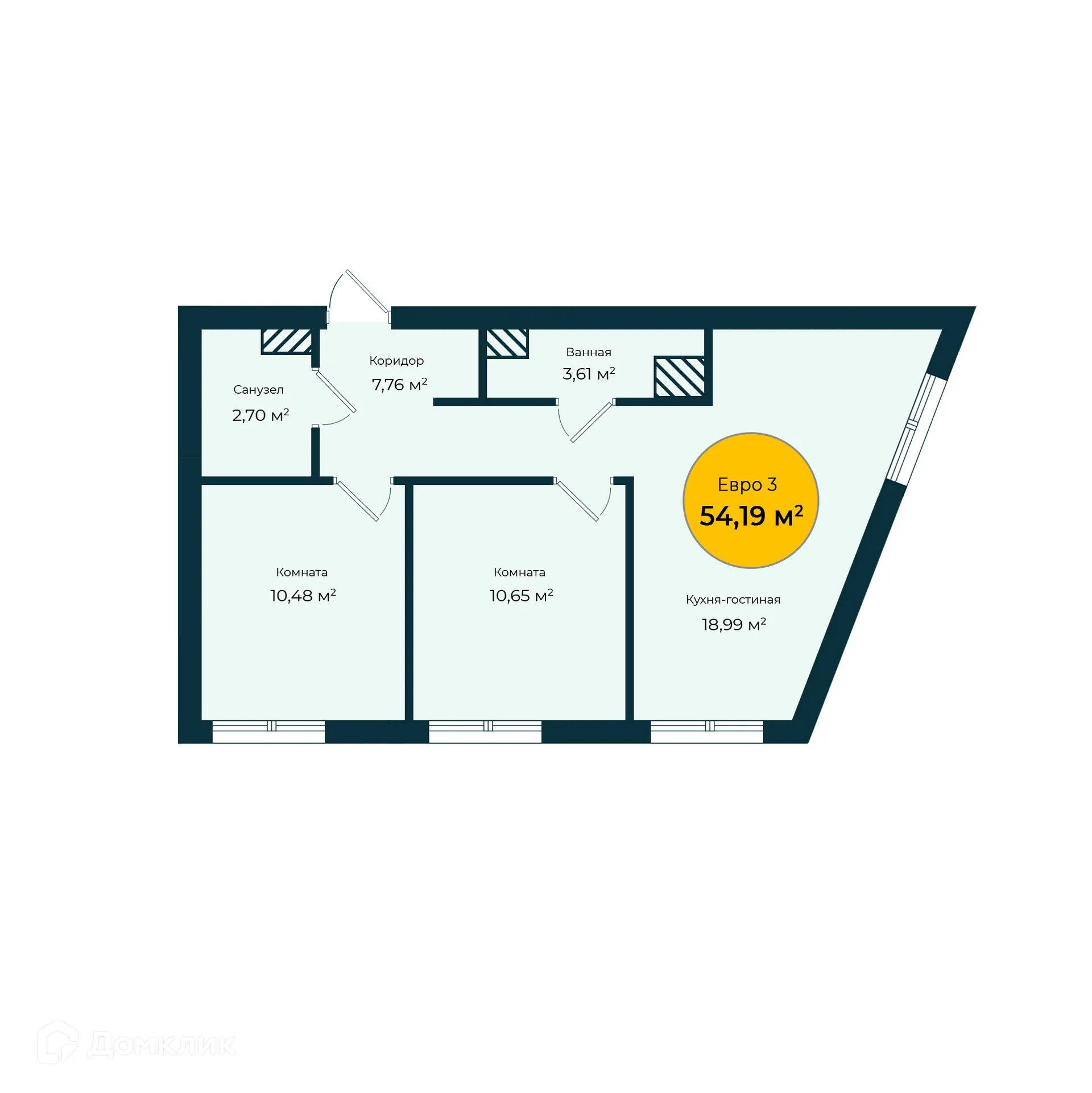 Фото квартиры в ЖК Онегин. Дом у озера