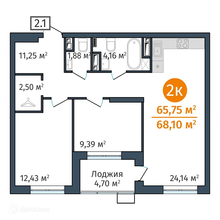 Фото квартиры в ЖК "DOK (Док)"