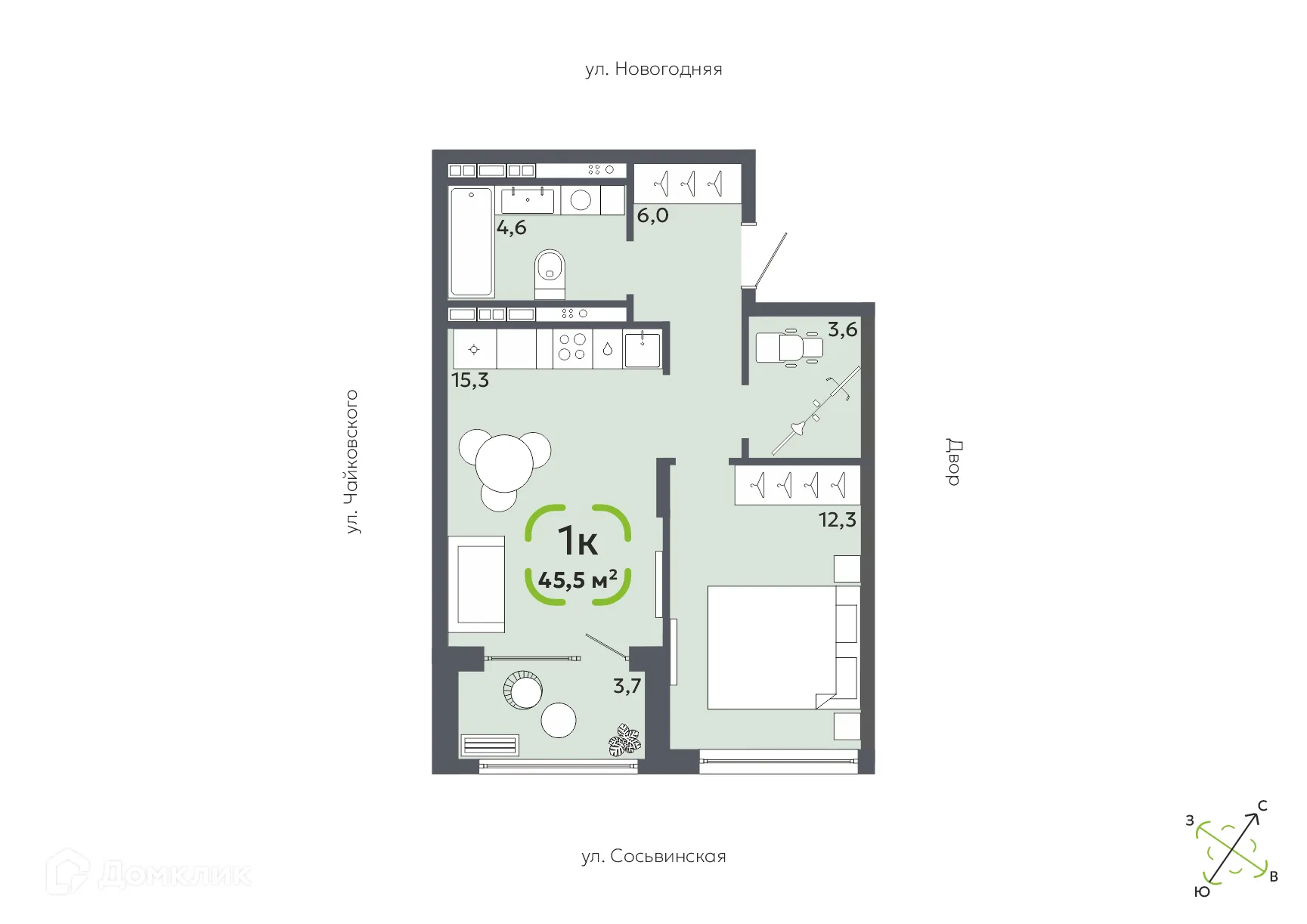 Фото квартиры в ЖК СВОЙ