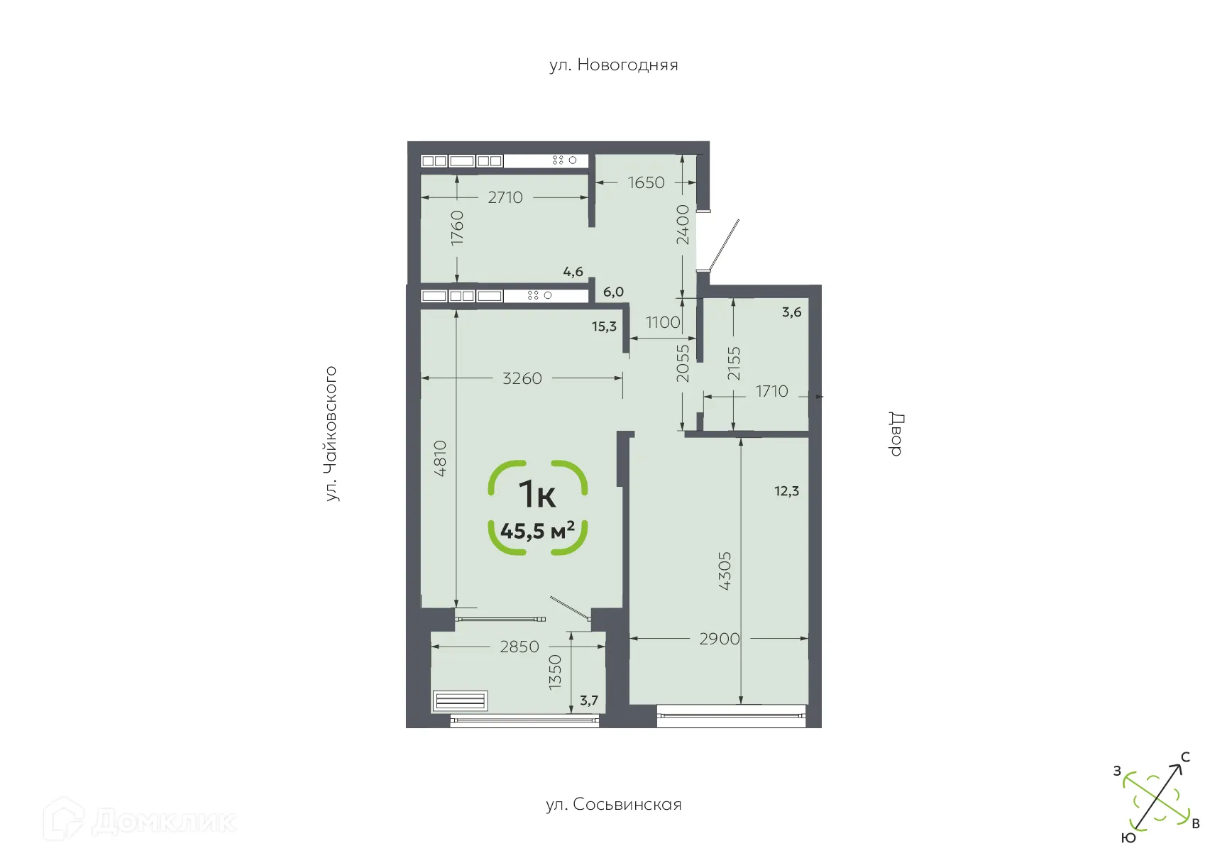 Фото квартиры в ЖК СВОЙ