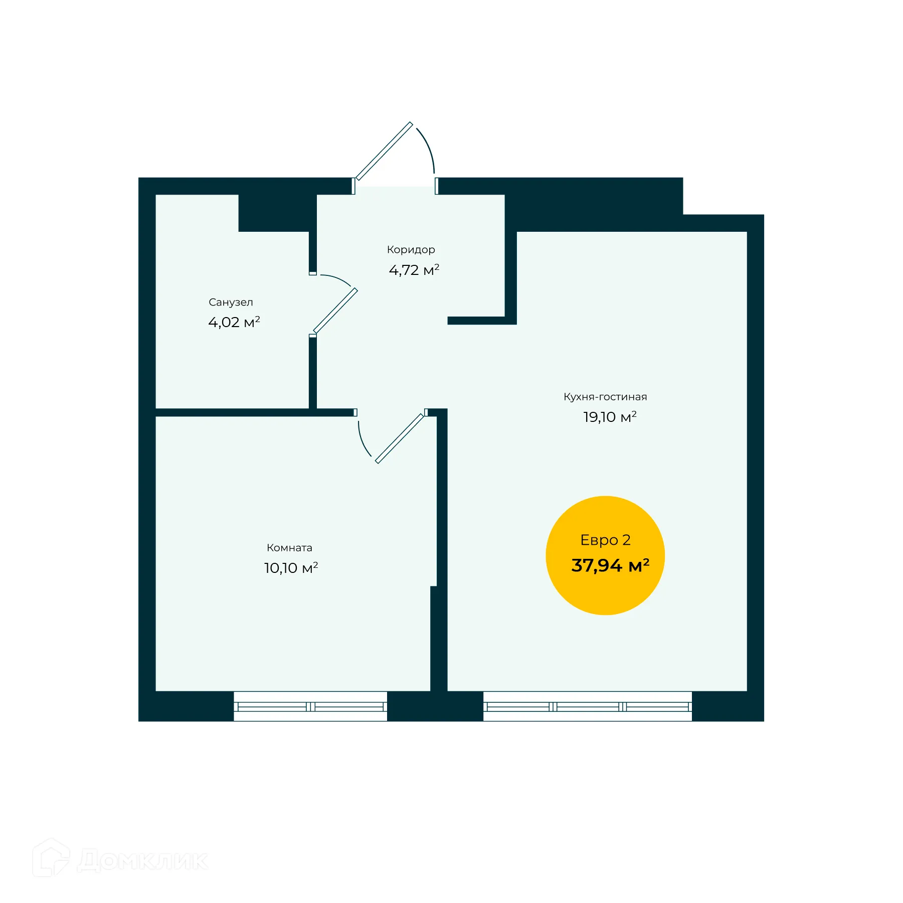 Фото квартиры в ЖК Онегин. Дом у озера