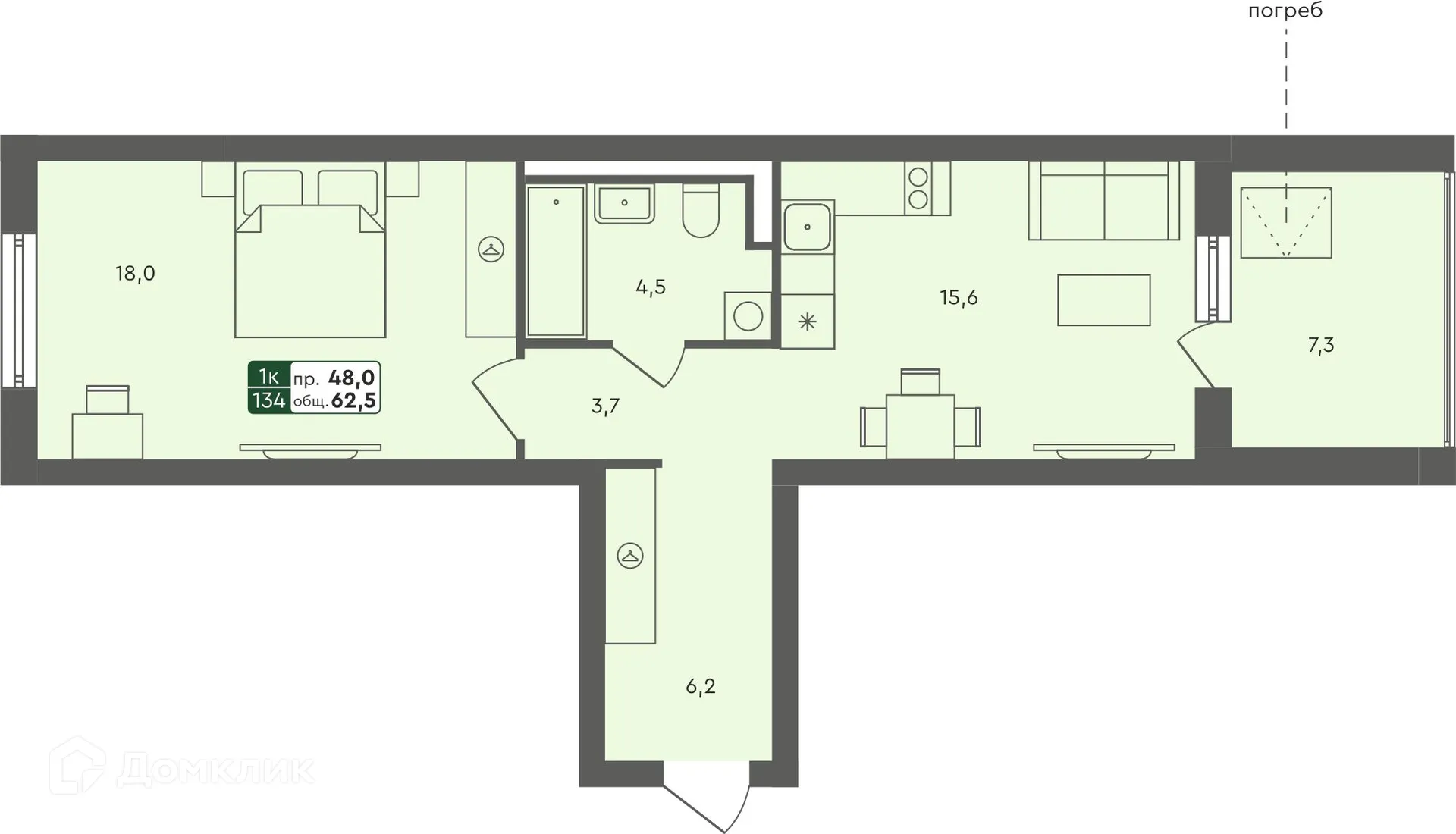 Фото квартиры в ЖК Ритмы