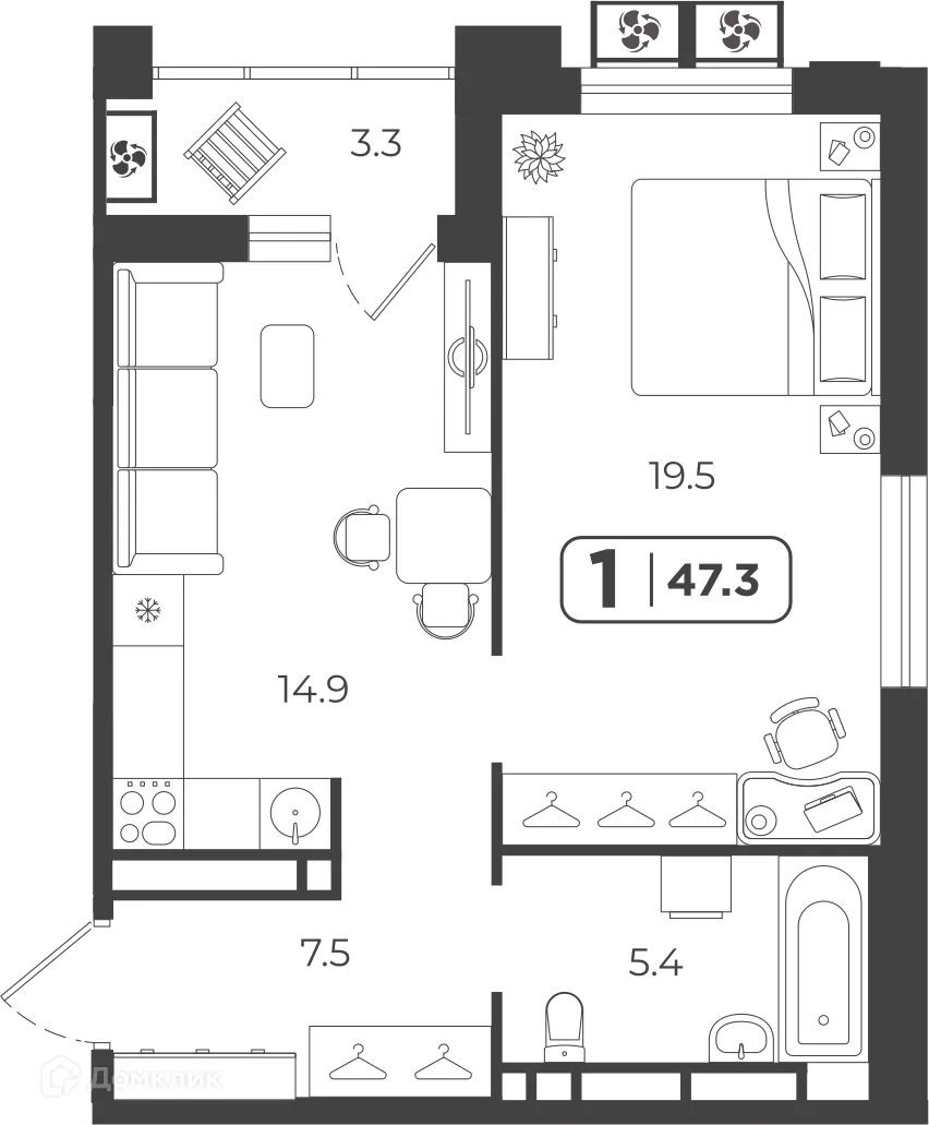 Фото квартиры в ЖК Симфония