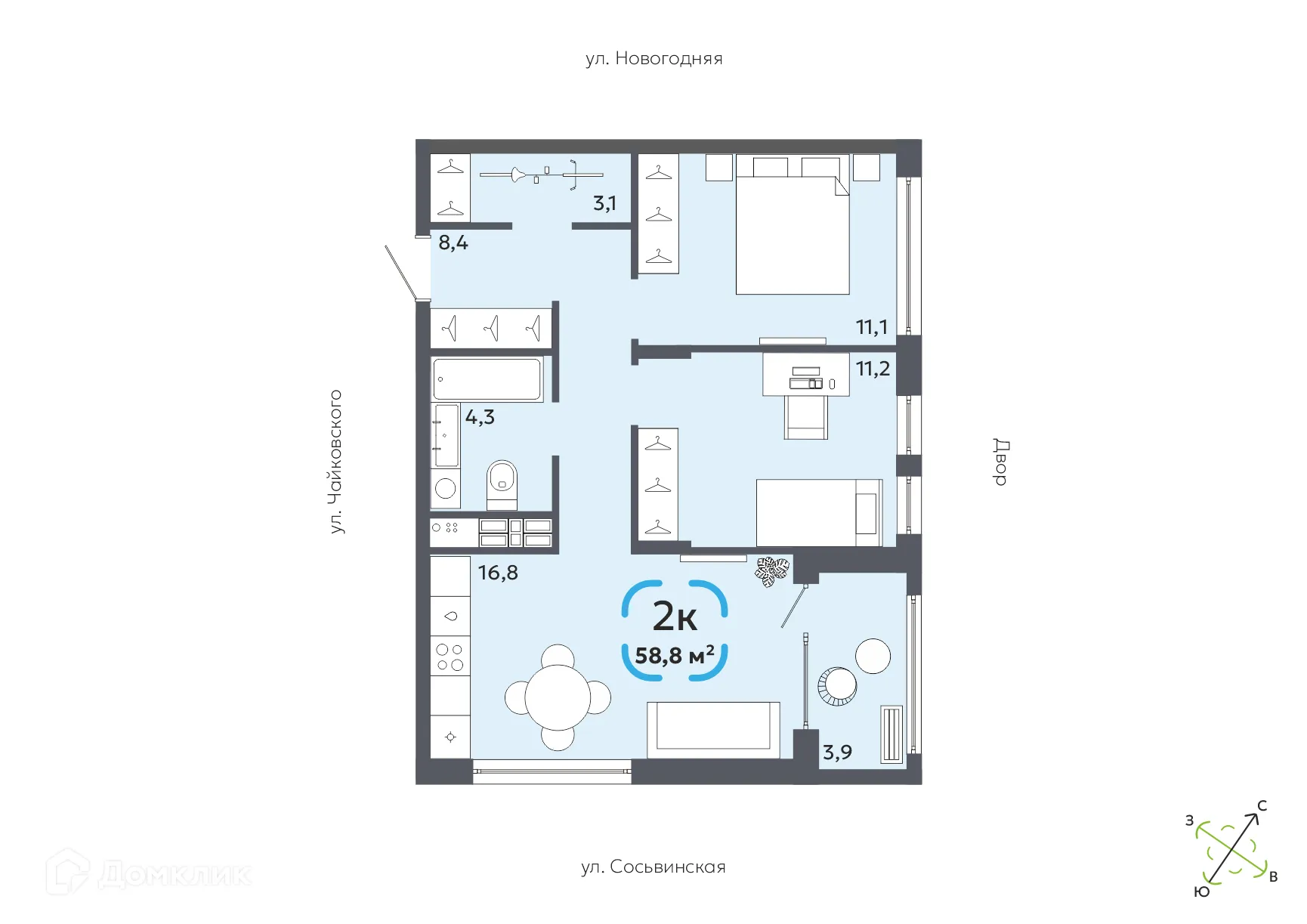 Фото квартиры в ЖК СВОЙ