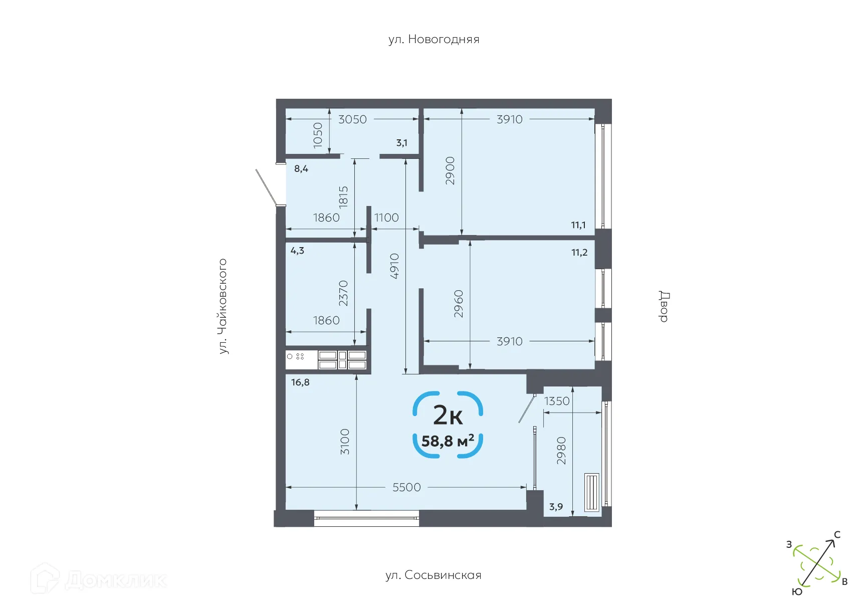 Фото квартиры в ЖК СВОЙ