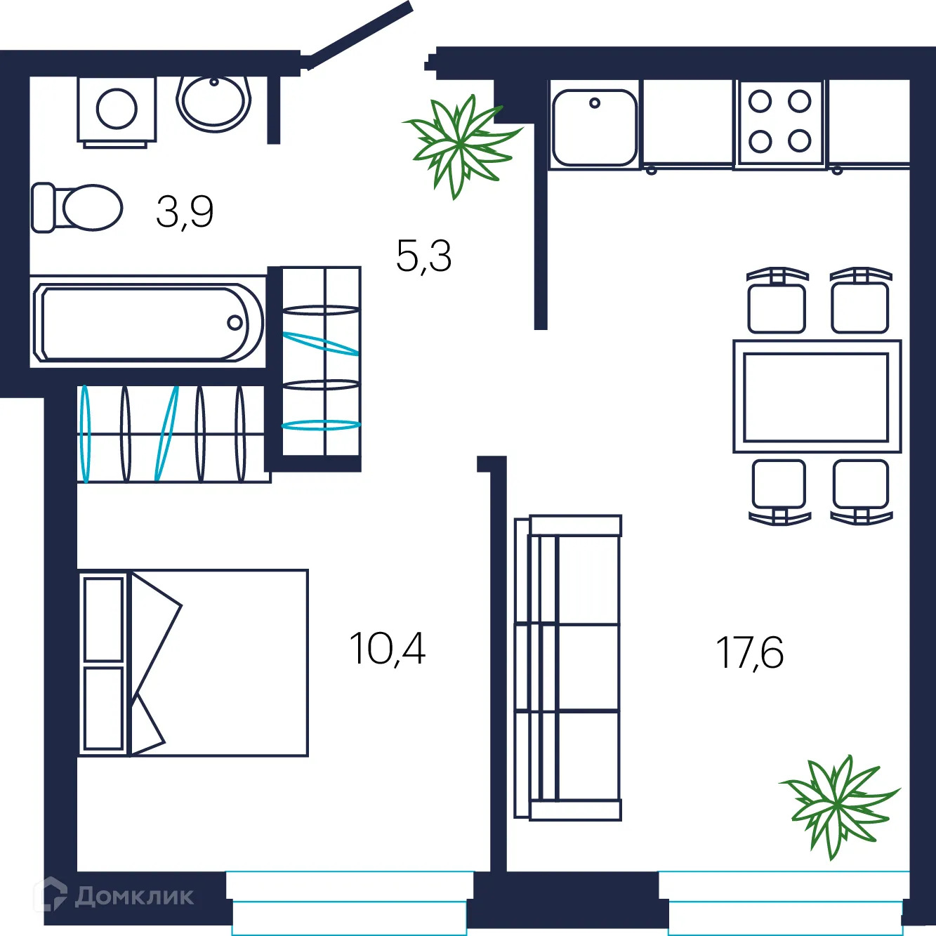 Фото квартиры в ЖК NORDEN (Норден)