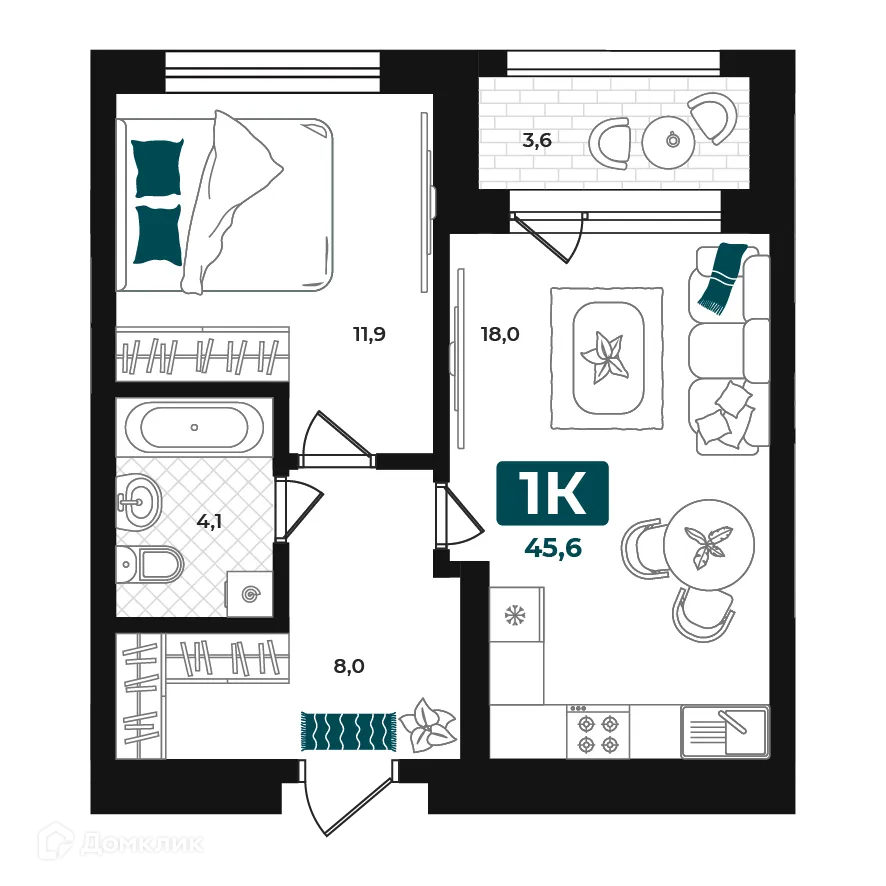 Фото квартиры в ЖК "Добро"