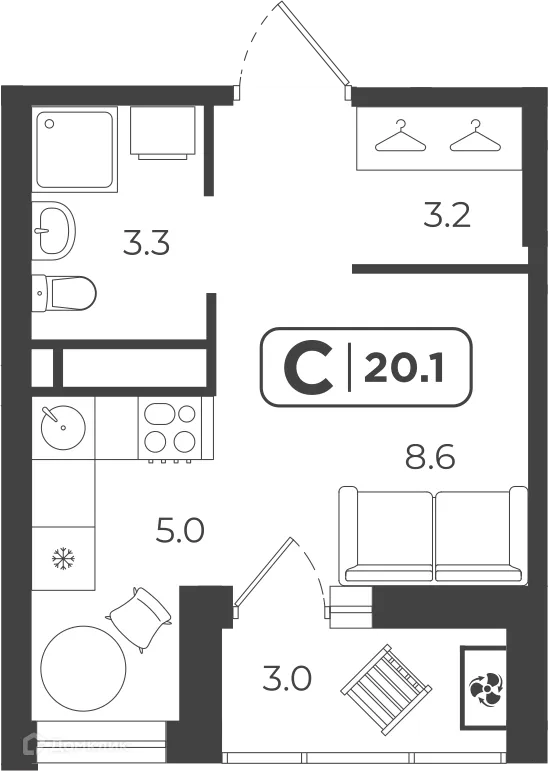 Фото квартиры в ЖК Симфония