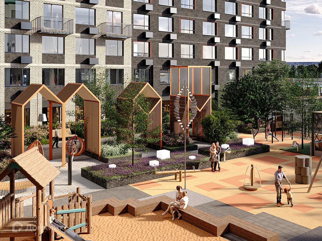 Планировка 3-комнатной квартиры 53.34 м² в ЖК «Домашний», г. Тюмень — фото 18