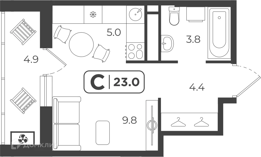 Фото квартиры в ЖК Симфония