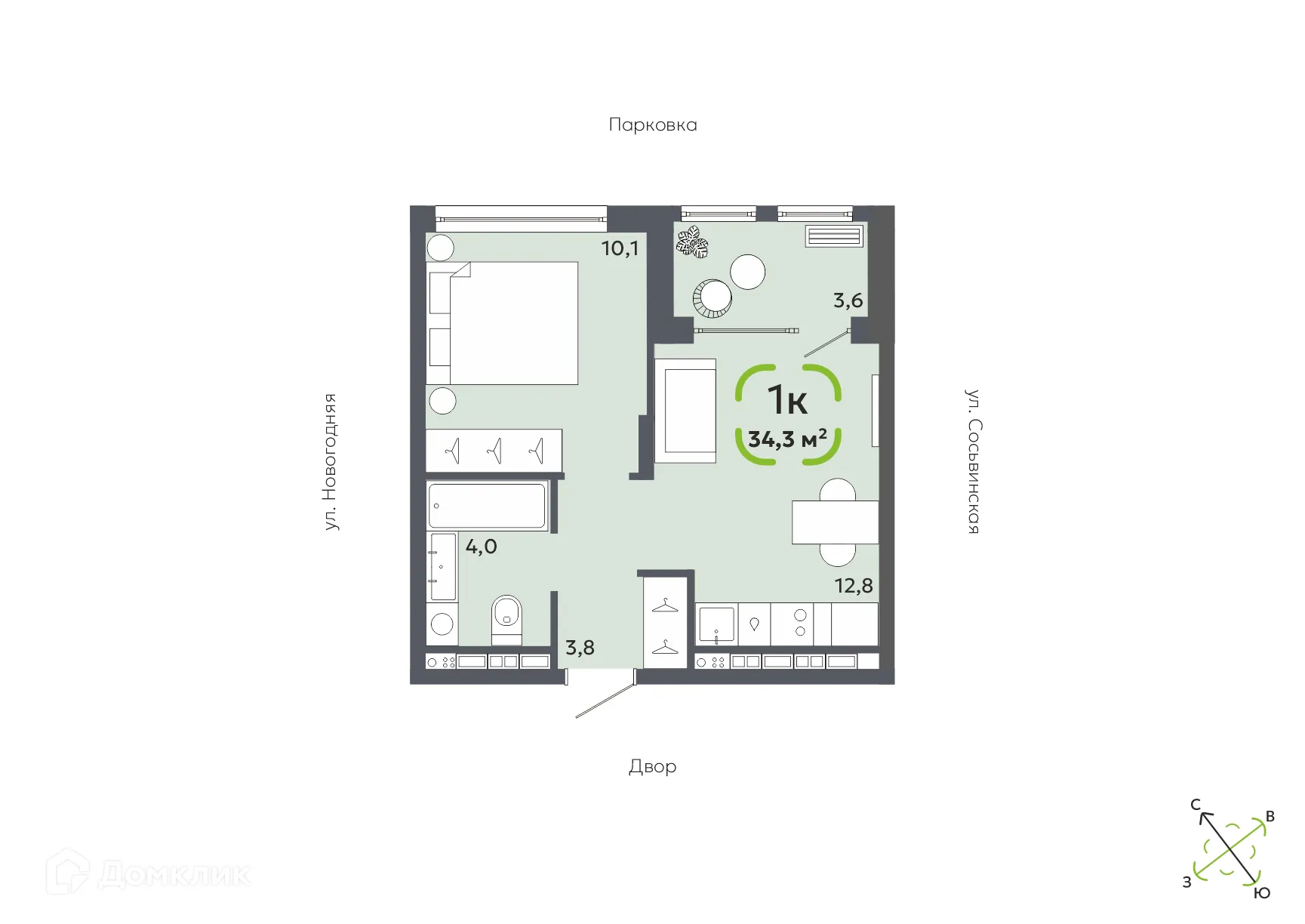 Фото квартиры в ЖК СВОЙ