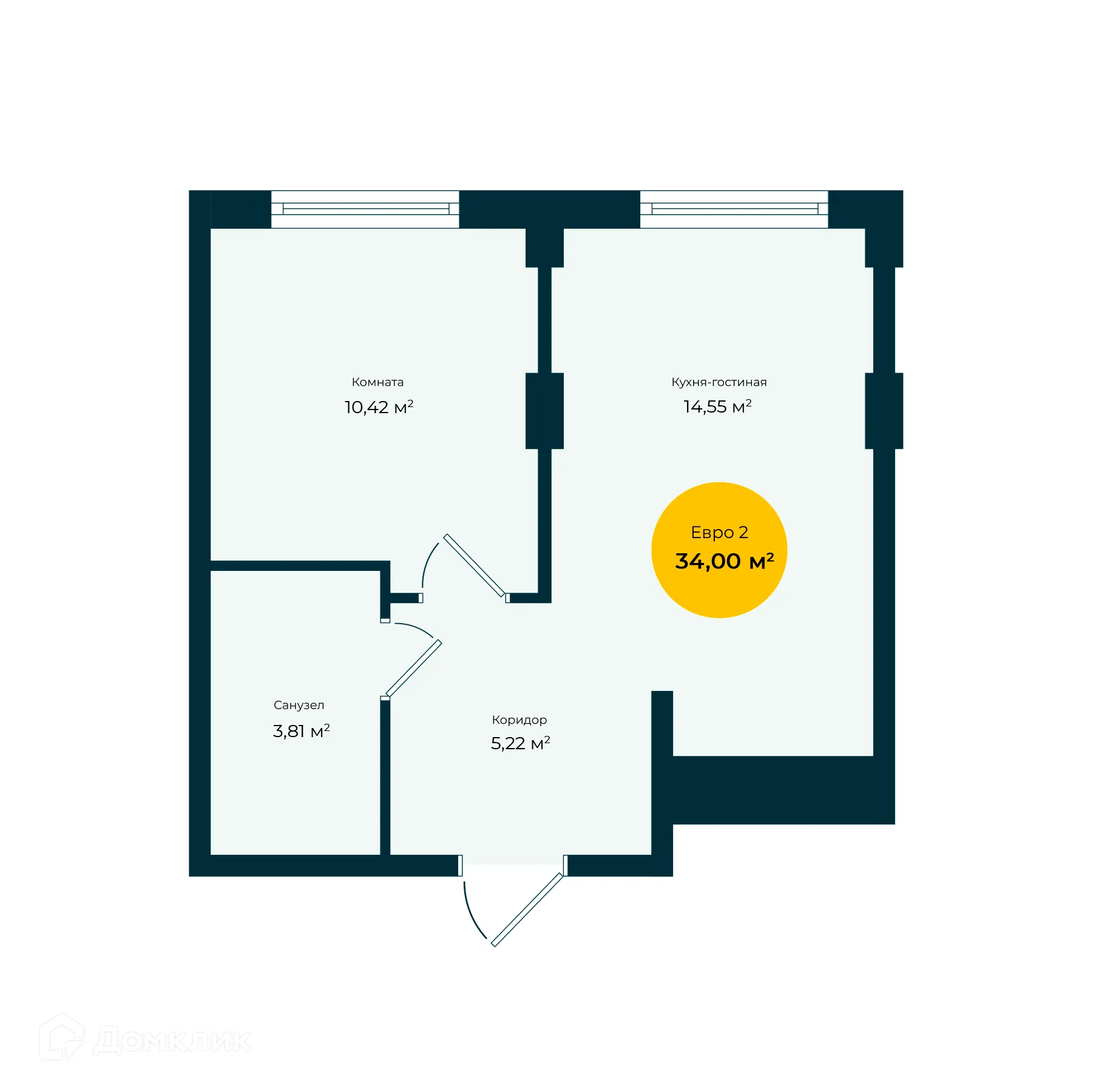 Фото квартиры в ЖК Онегин. Дом у озера