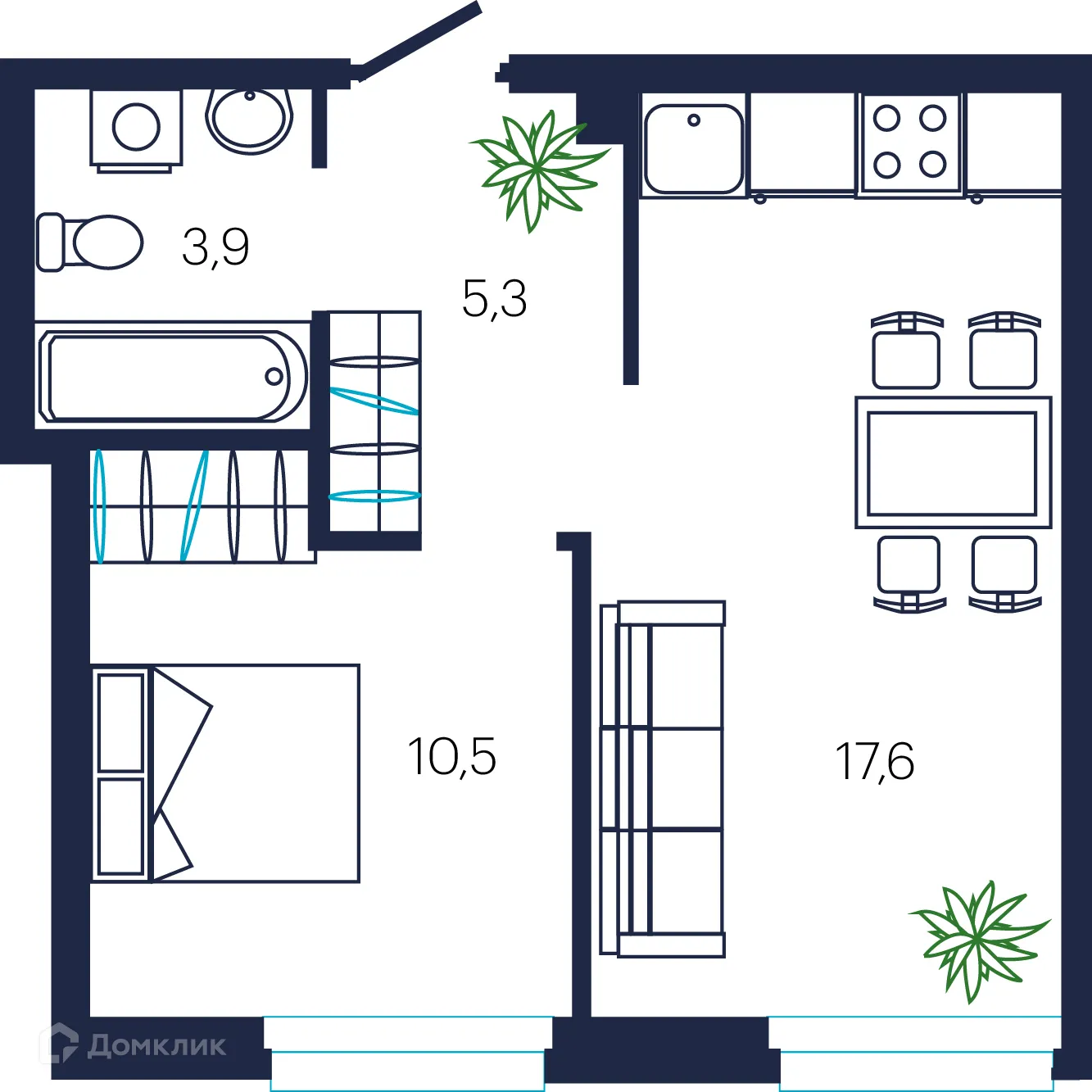 Фото квартиры в ЖК NORDEN (Норден)
