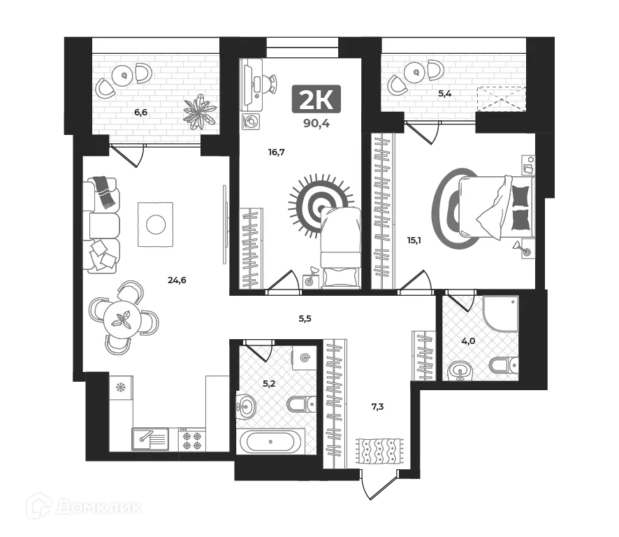 Фото квартиры в ЖК "Маэстро"