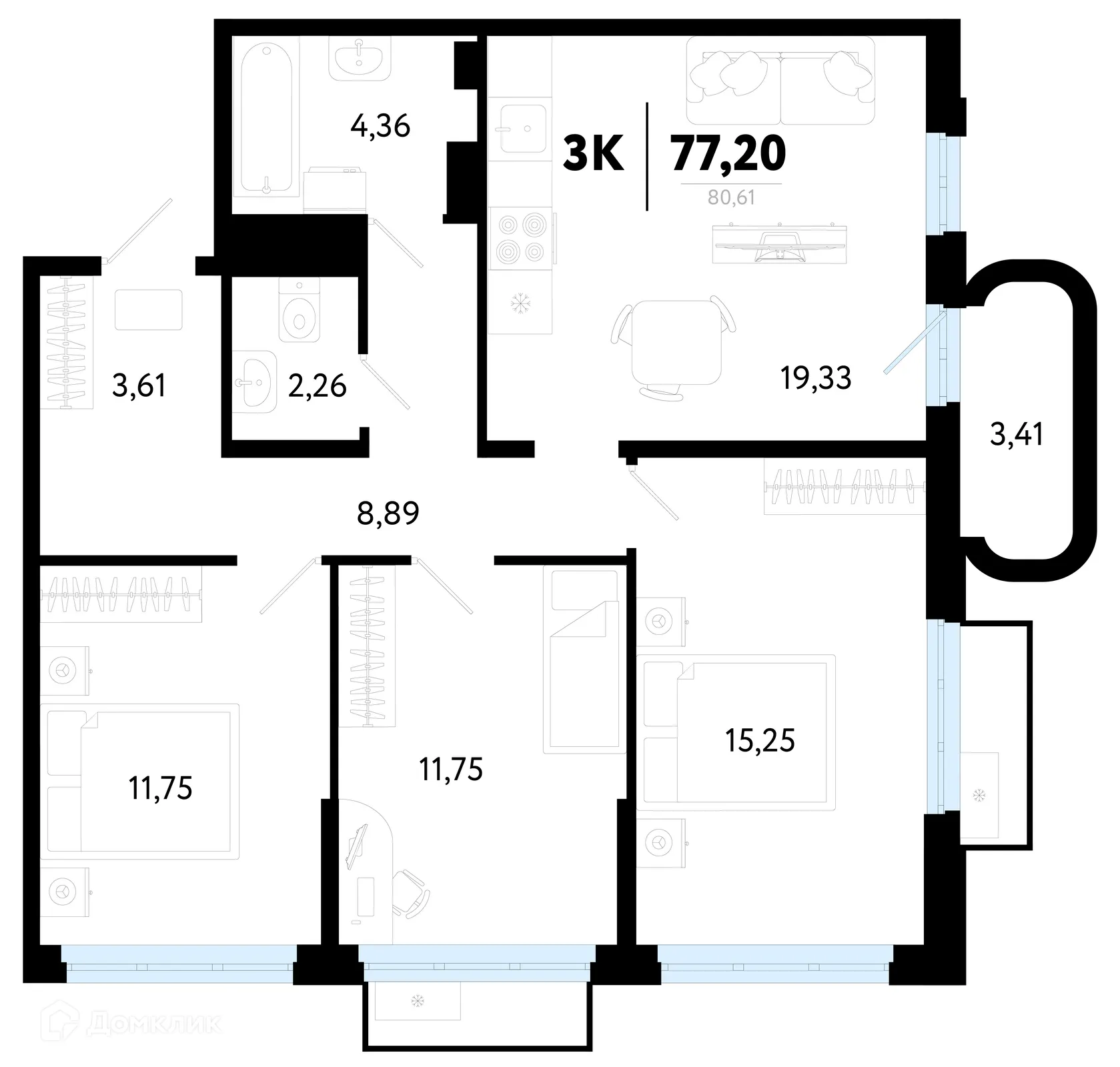 Фото квартиры в ЖК Символ