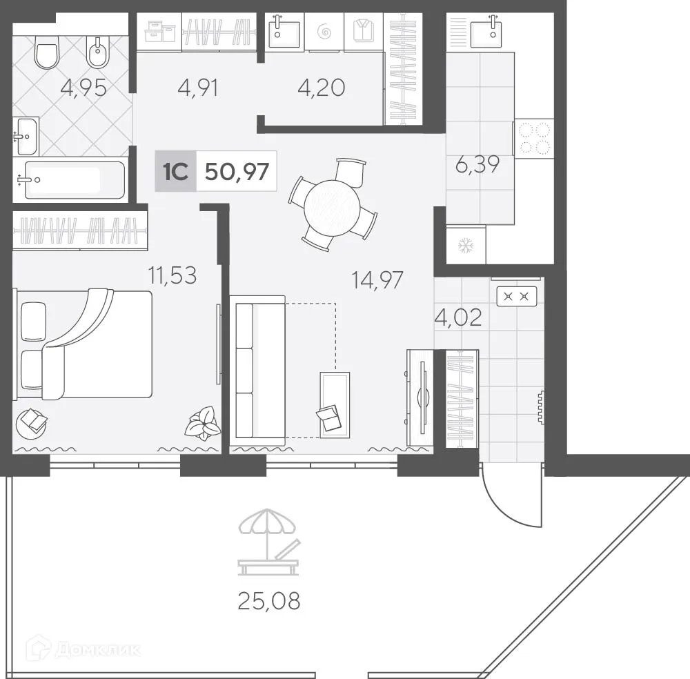 Фото квартиры в ЖК Скандиа. Квартал у озера