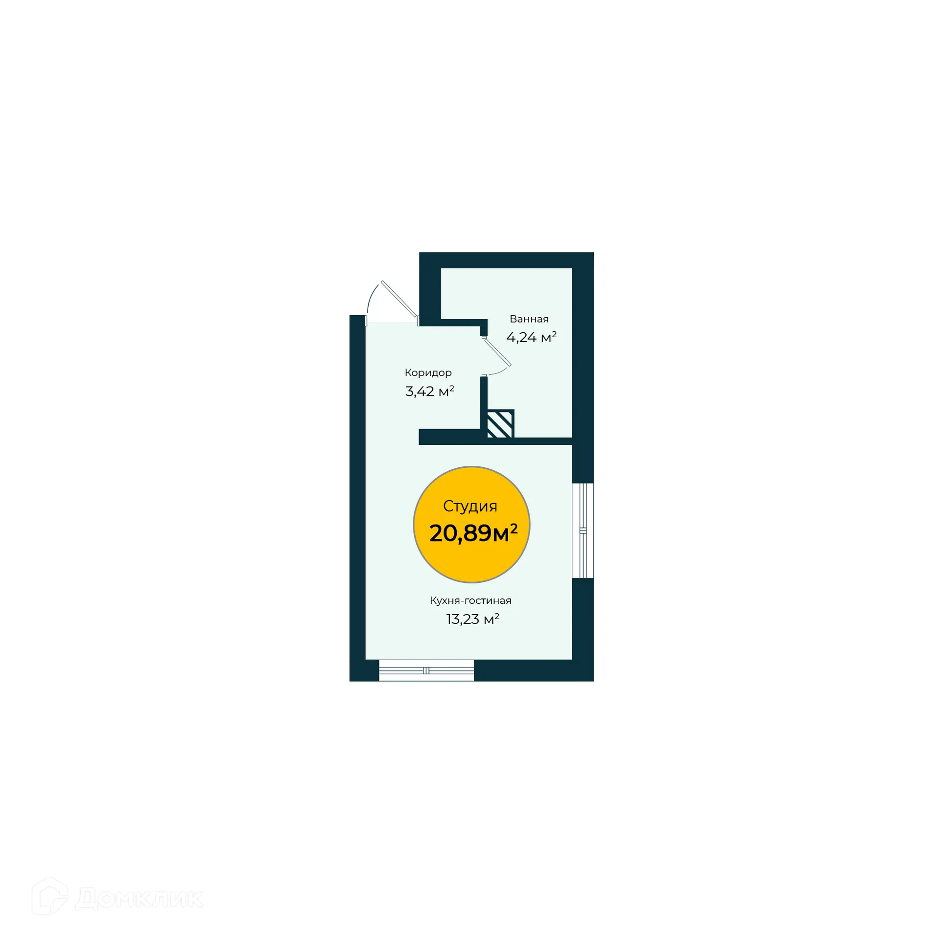 Фото квартиры в ЖК Онегин. Дом у озера