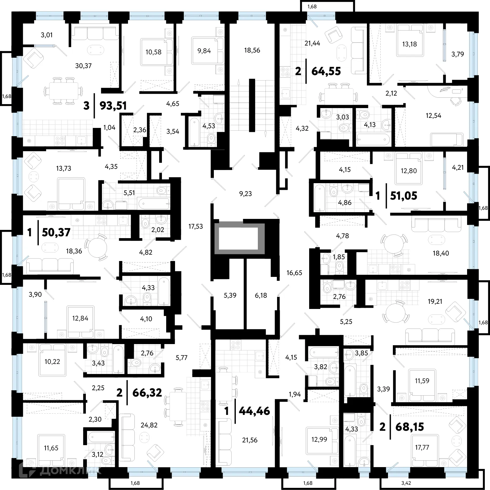 Фото квартиры в ЖК "В Гагаринском парке"