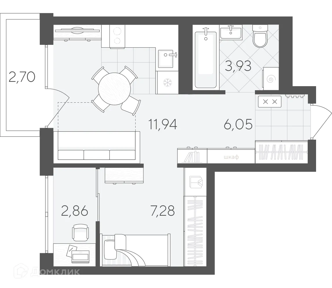 Фото квартиры в ЖК Скандиа.Квартал в Комарово Парк