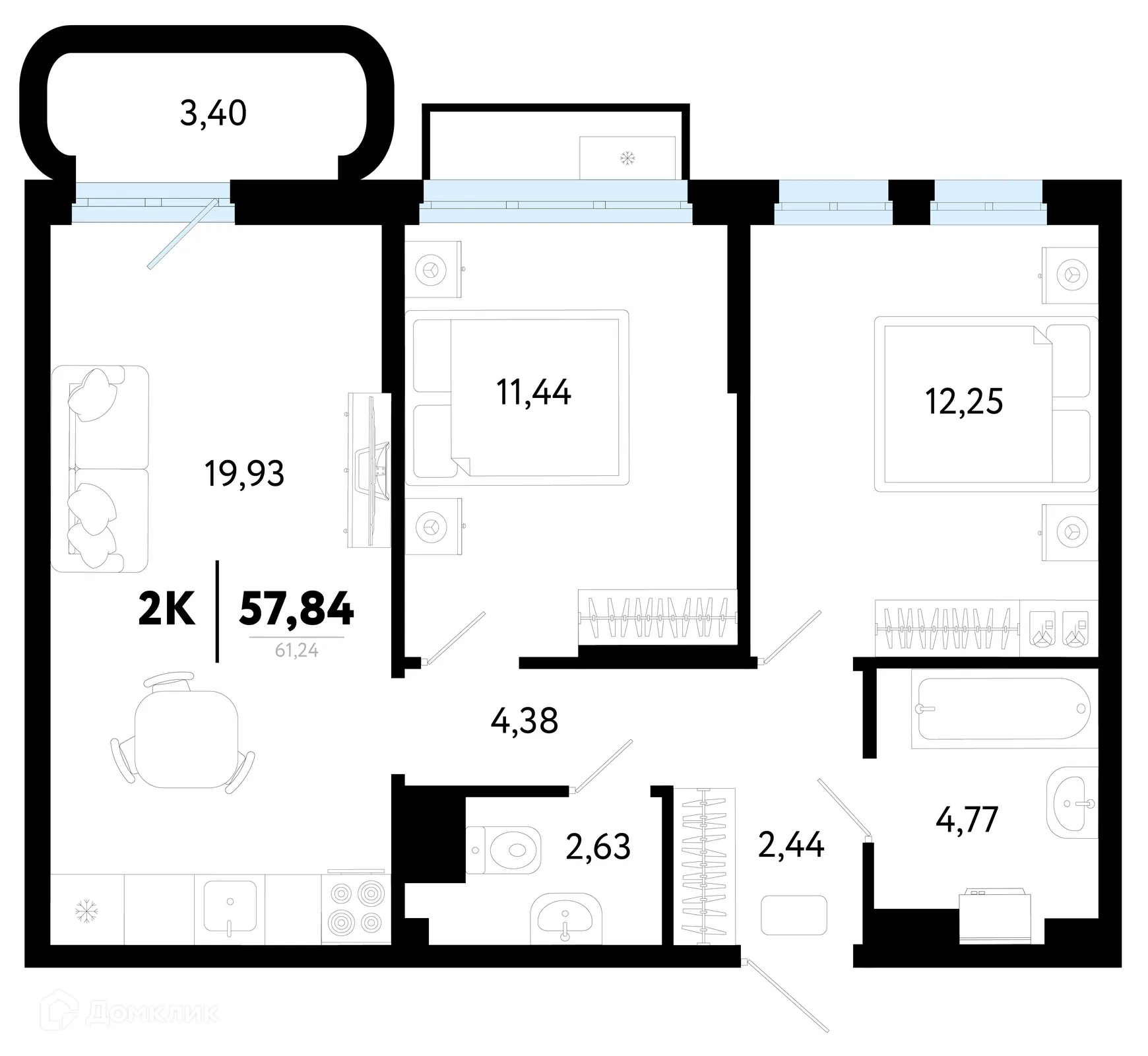 Фото квартиры в ЖК Символ