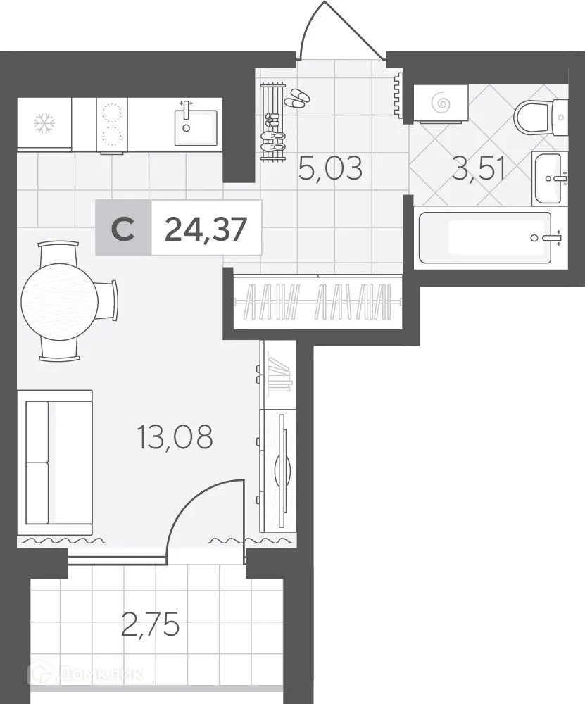 Фото квартиры в ЖК Скандиа. Квартал у озера