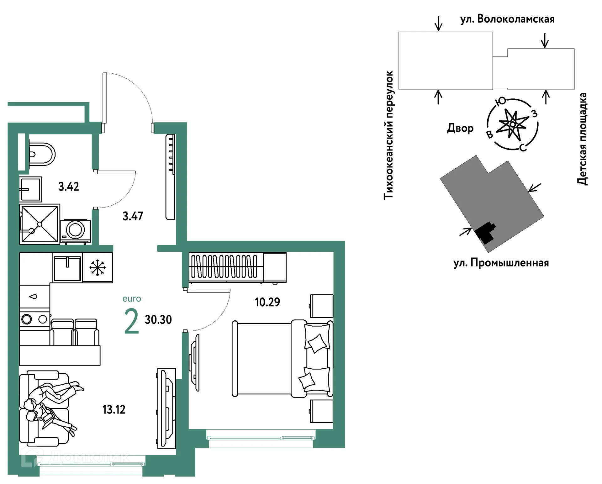 Фото квартиры в ЖК Страна.Прибрежная