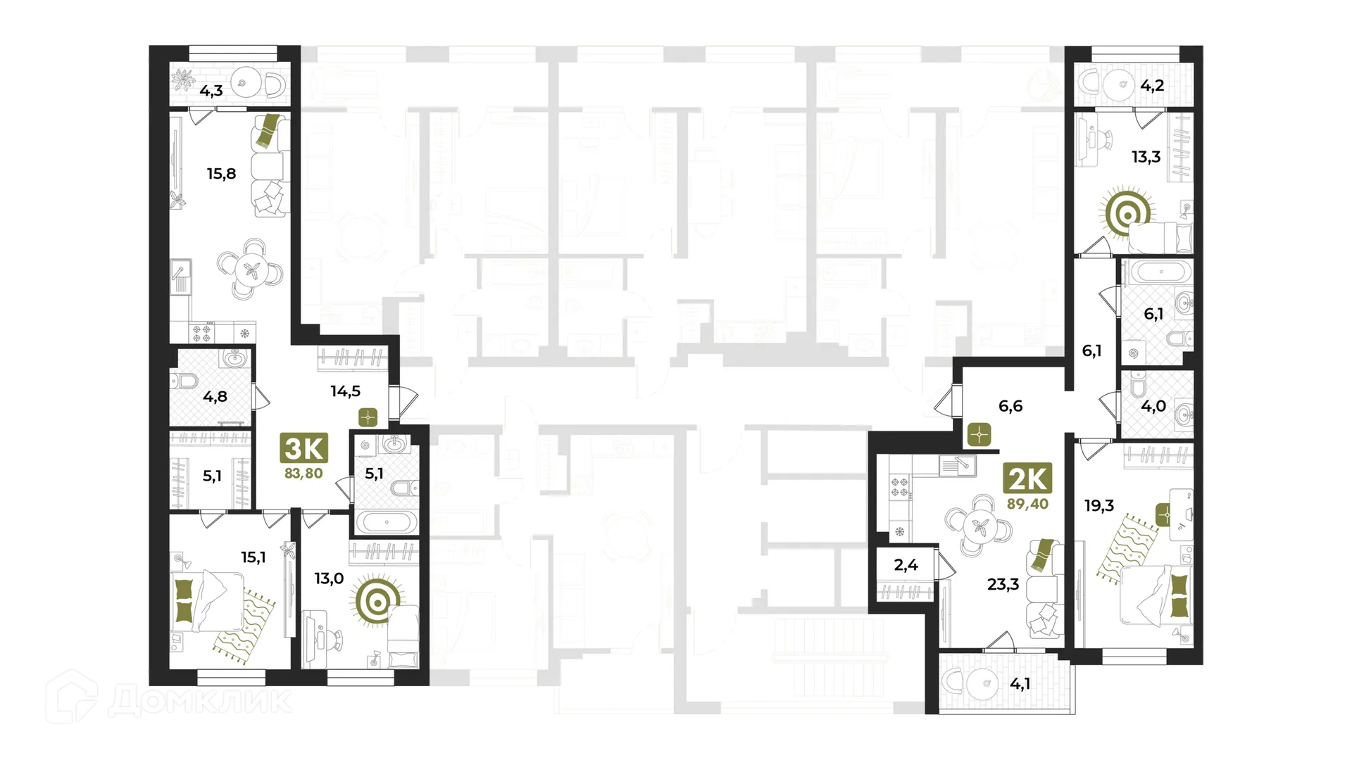 Фото квартиры в ЖК Авторский проект "Опера"