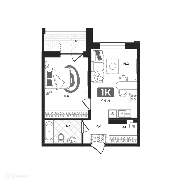 Фото квартиры в ЖК "Маэстро"