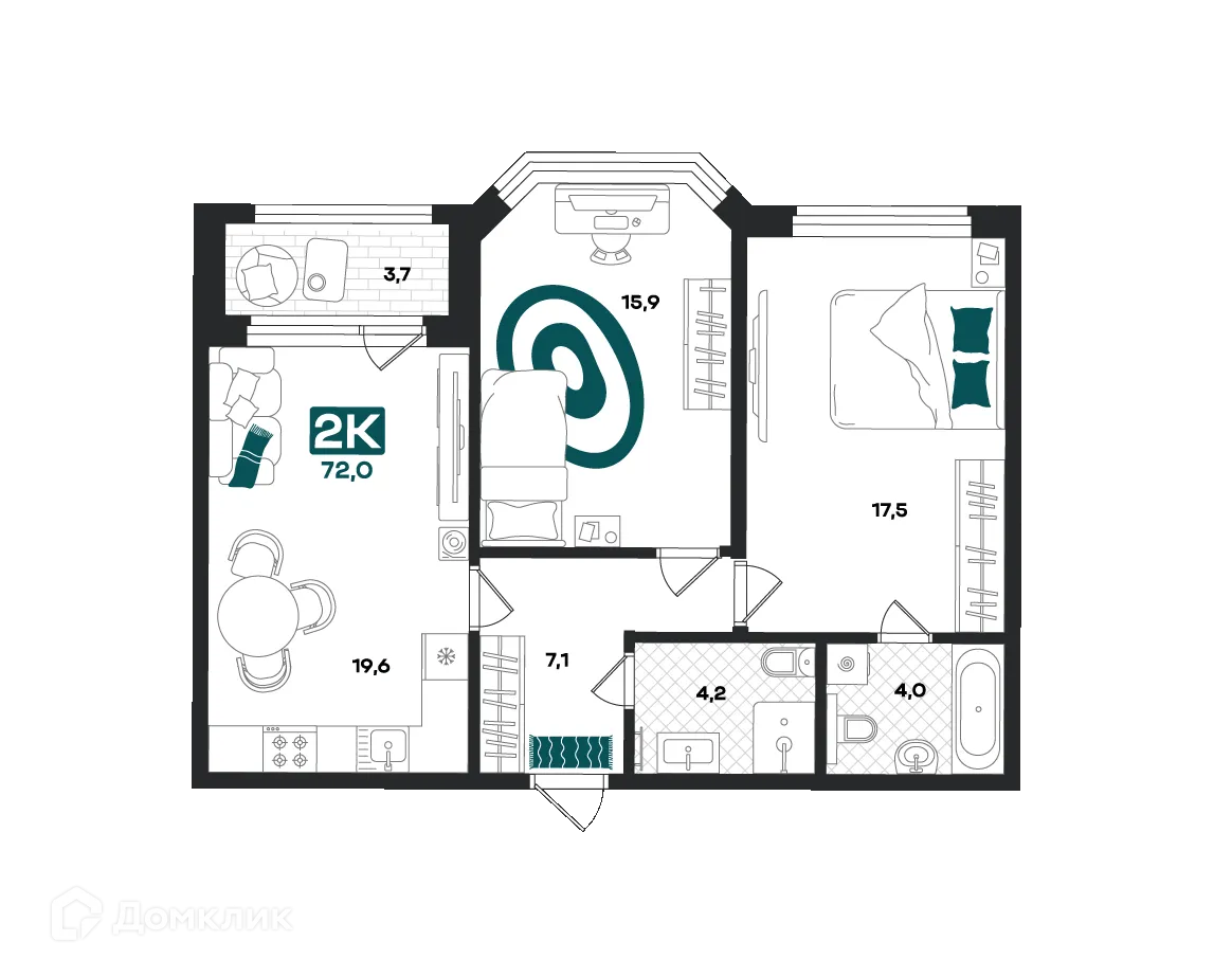 Фото квартиры в ЖК "Добро"