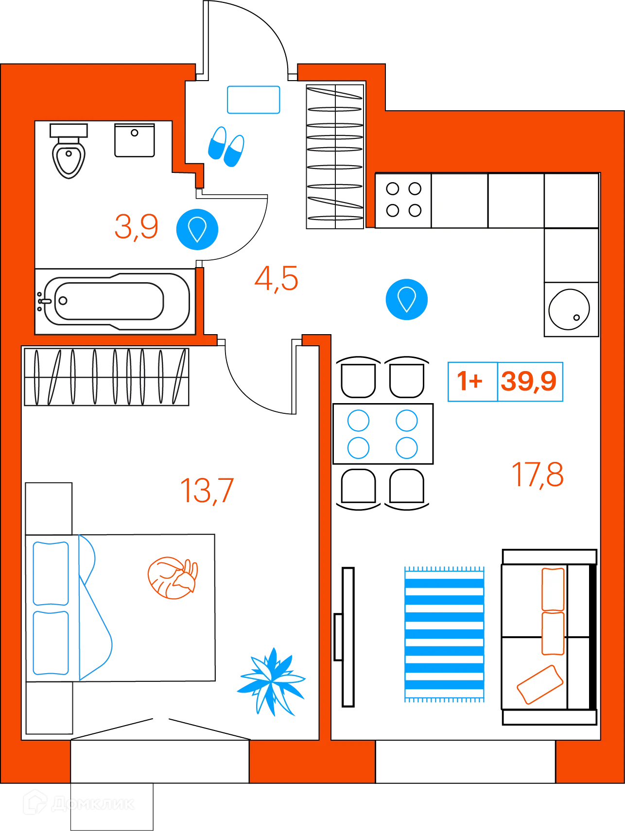 Фото квартиры в ЖК СуперСкай (ЖК SuperSky)