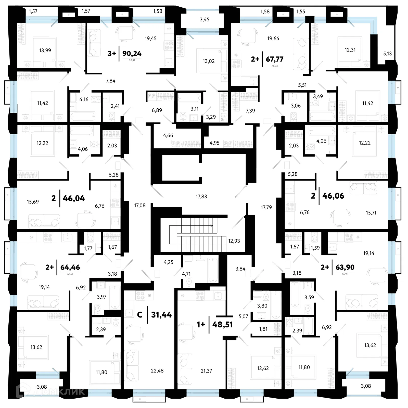 Фото квартиры в ЖК Кедровый берег