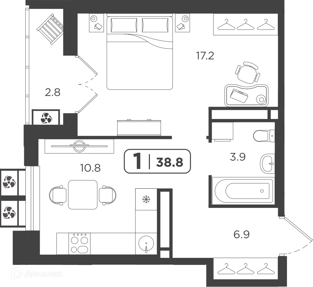 Фото квартиры в ЖК Симфония