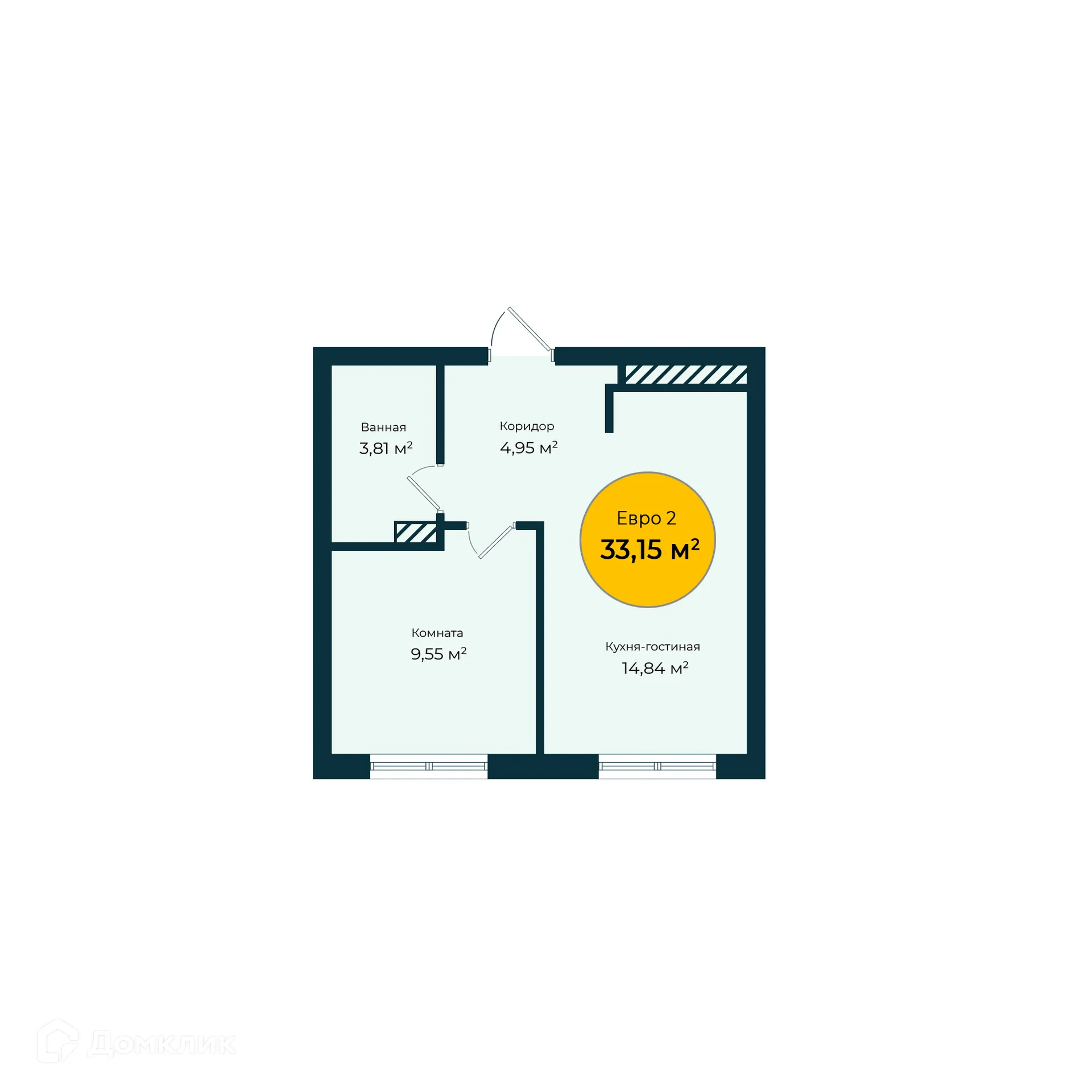 Фото квартиры в ЖК Онегин. Дом у озера