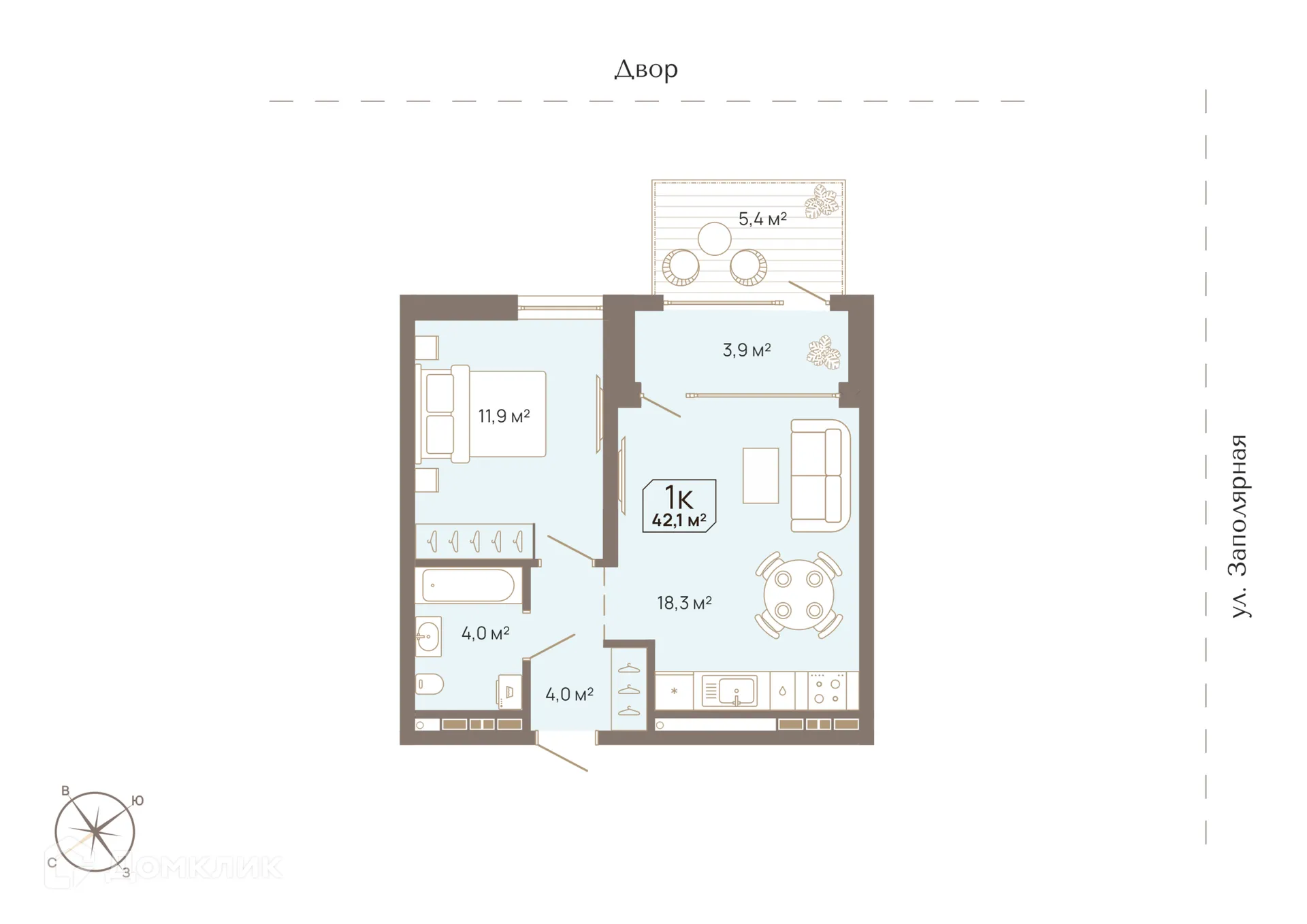 Фото квартиры в ЖК Август